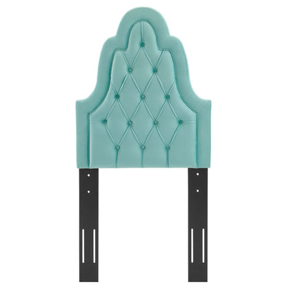 Augustine Tufted Performance Velvet Twin Headboard
