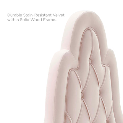 Augustine Tufted Performance Velvet Twin Headboard