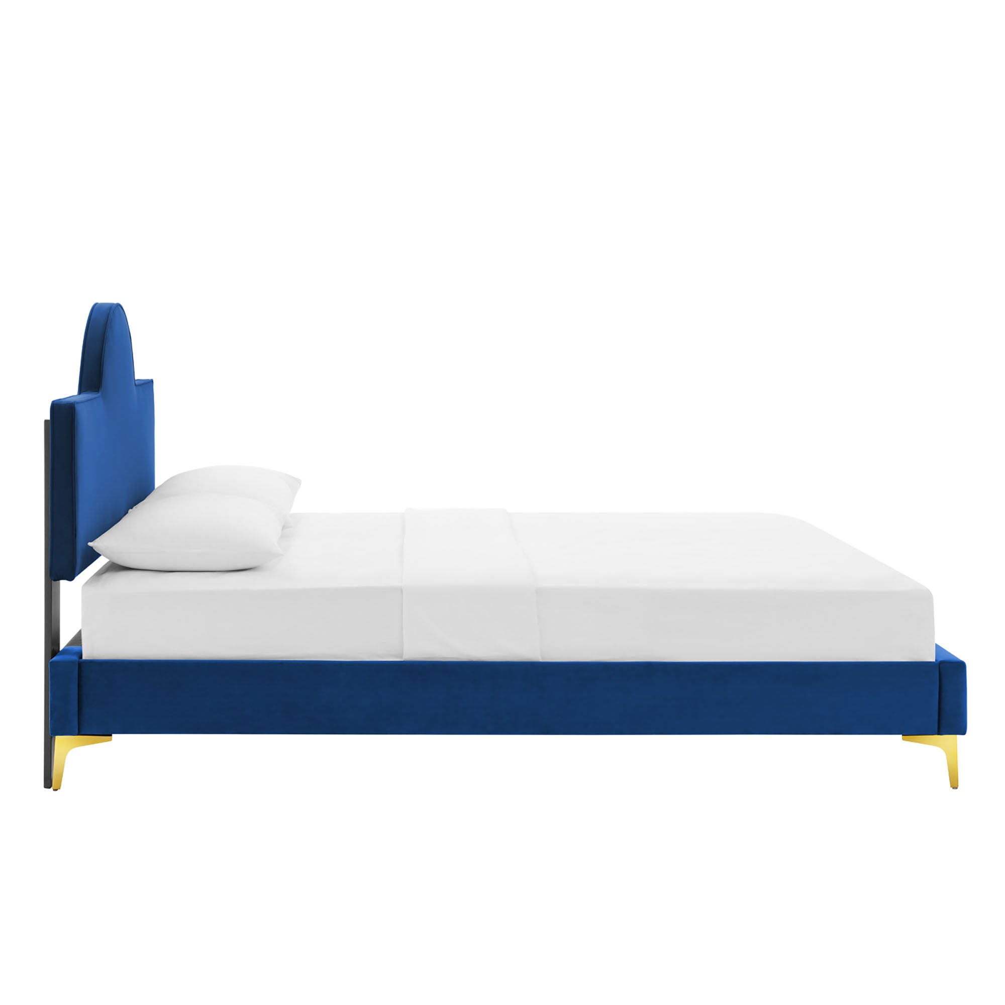 Sunny Performance Velvet Queen Bed