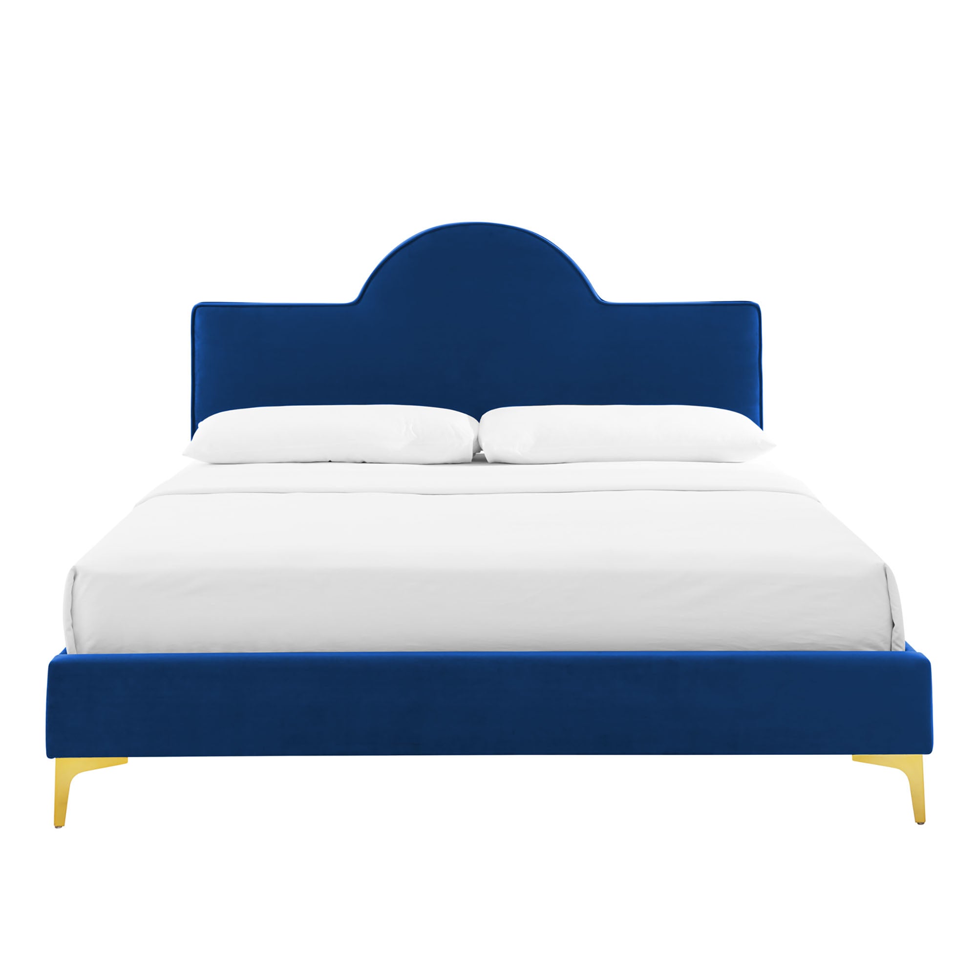 Sunny Performance Velvet Queen Bed