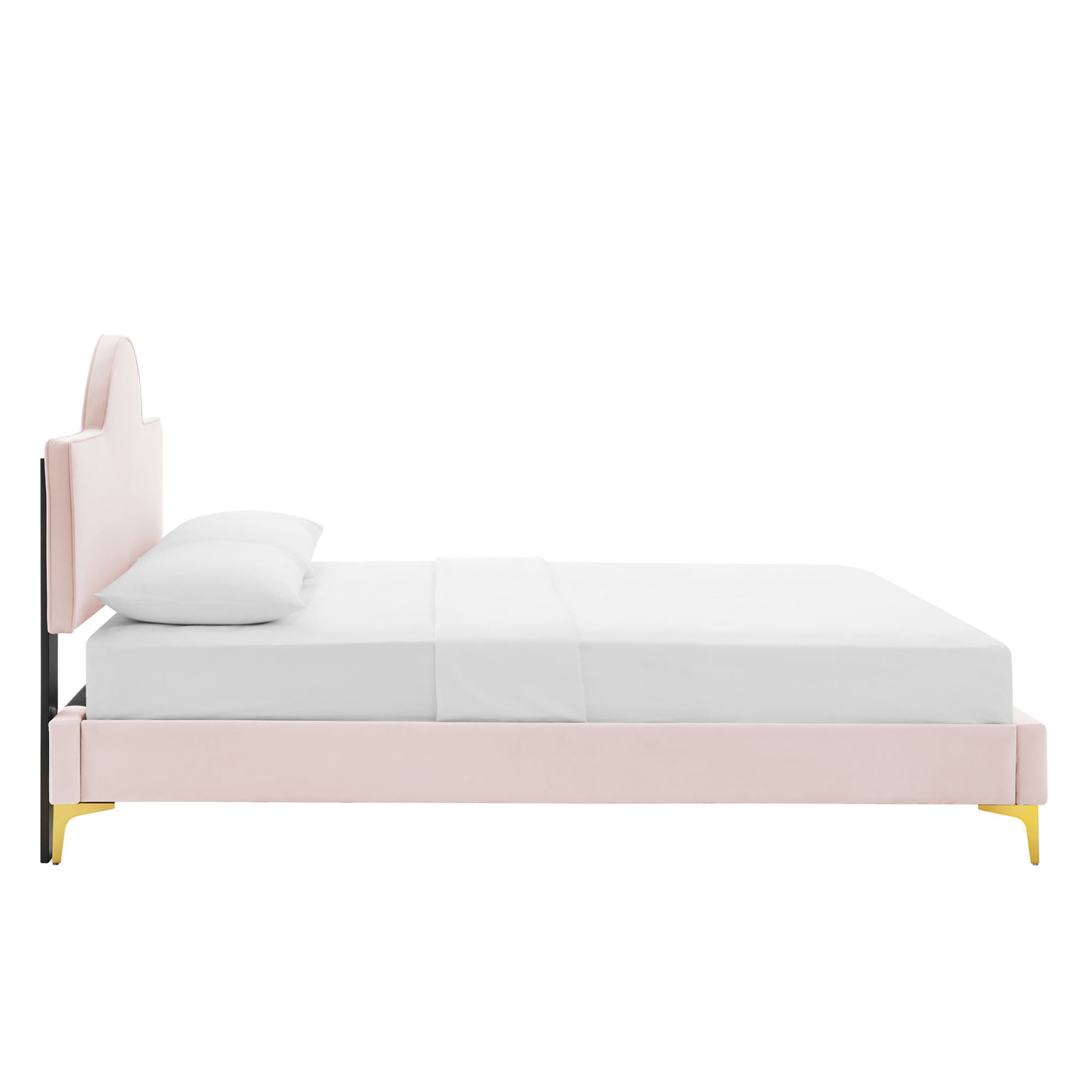 Sunny Performance Velvet Queen Bed