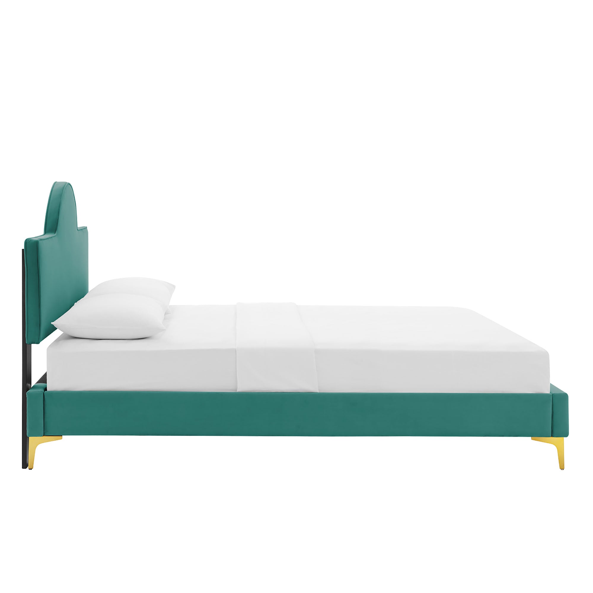 Sunny Performance Velvet Queen Bed