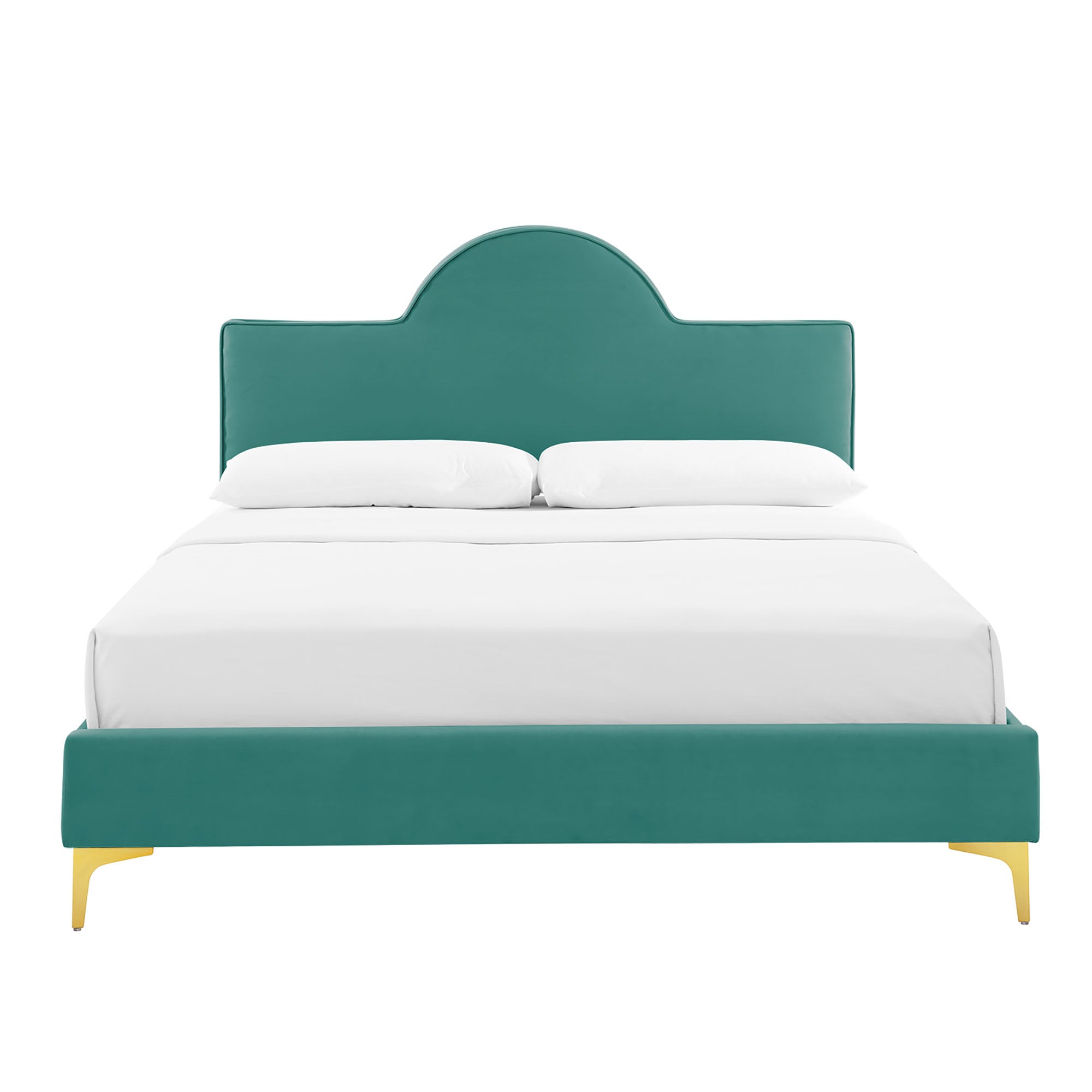 Sunny Performance Velvet Queen Bed