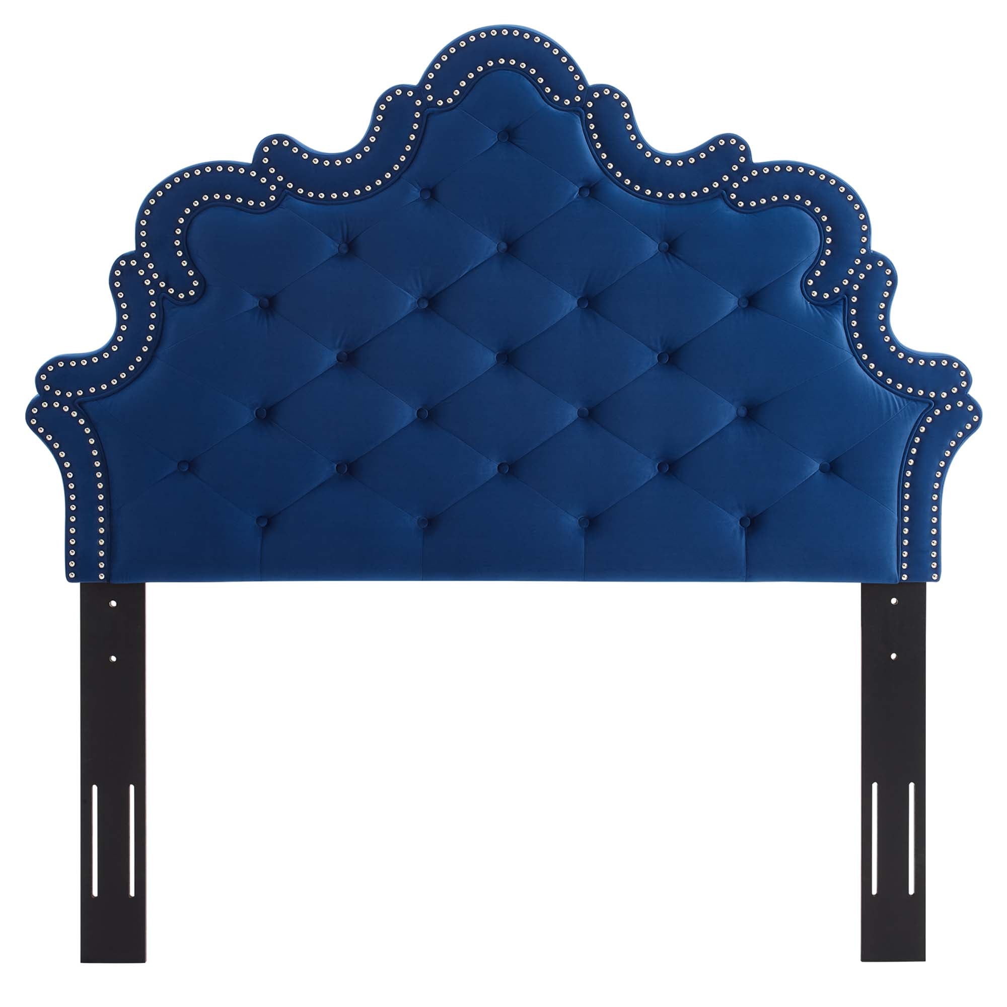 Arabella Button-Tufted Performance Velvet King/California King Headboard