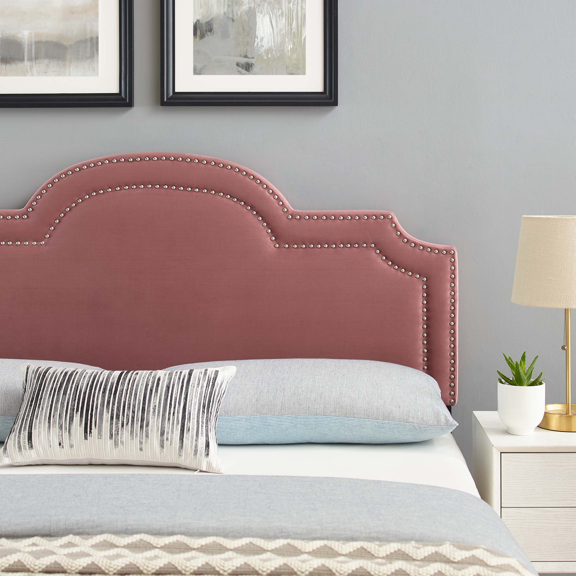 Belinda Performance Velvet King/California King Headboard