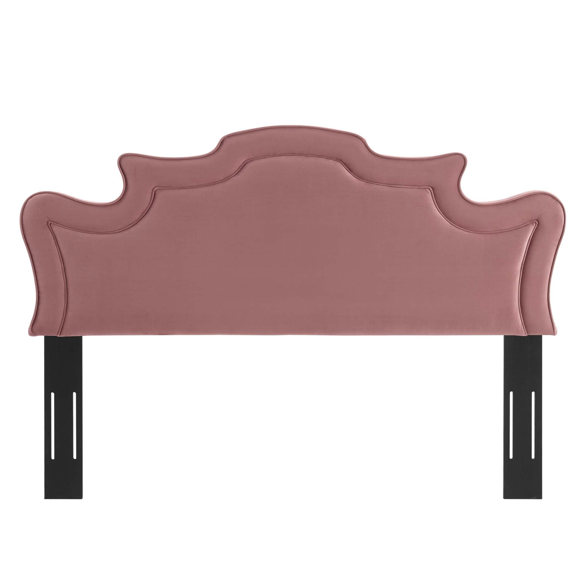 Evangeline Performance Velvet Full/Queen Headboard