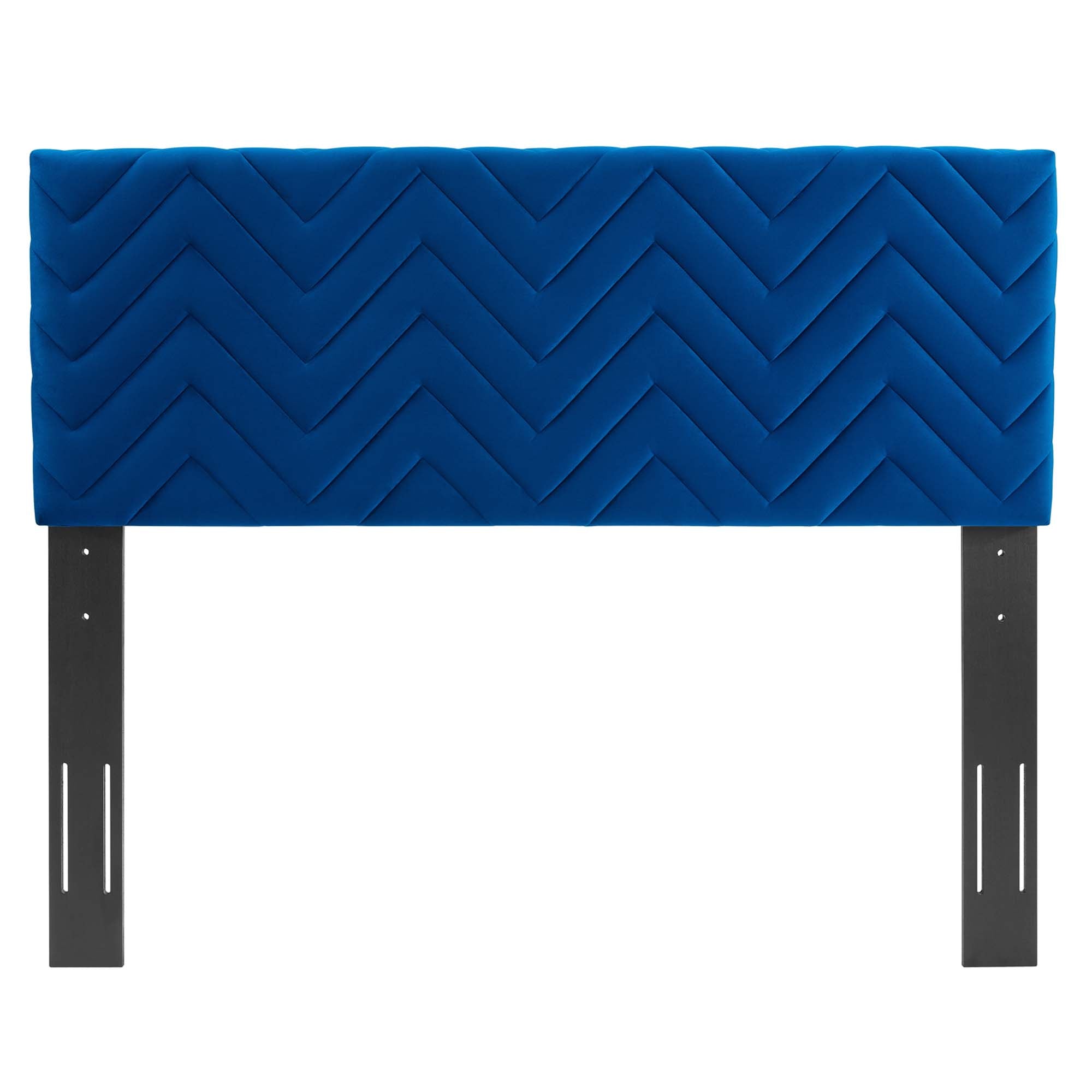 Mercy Chevron Tufted Performance Velvet Twin Headboard