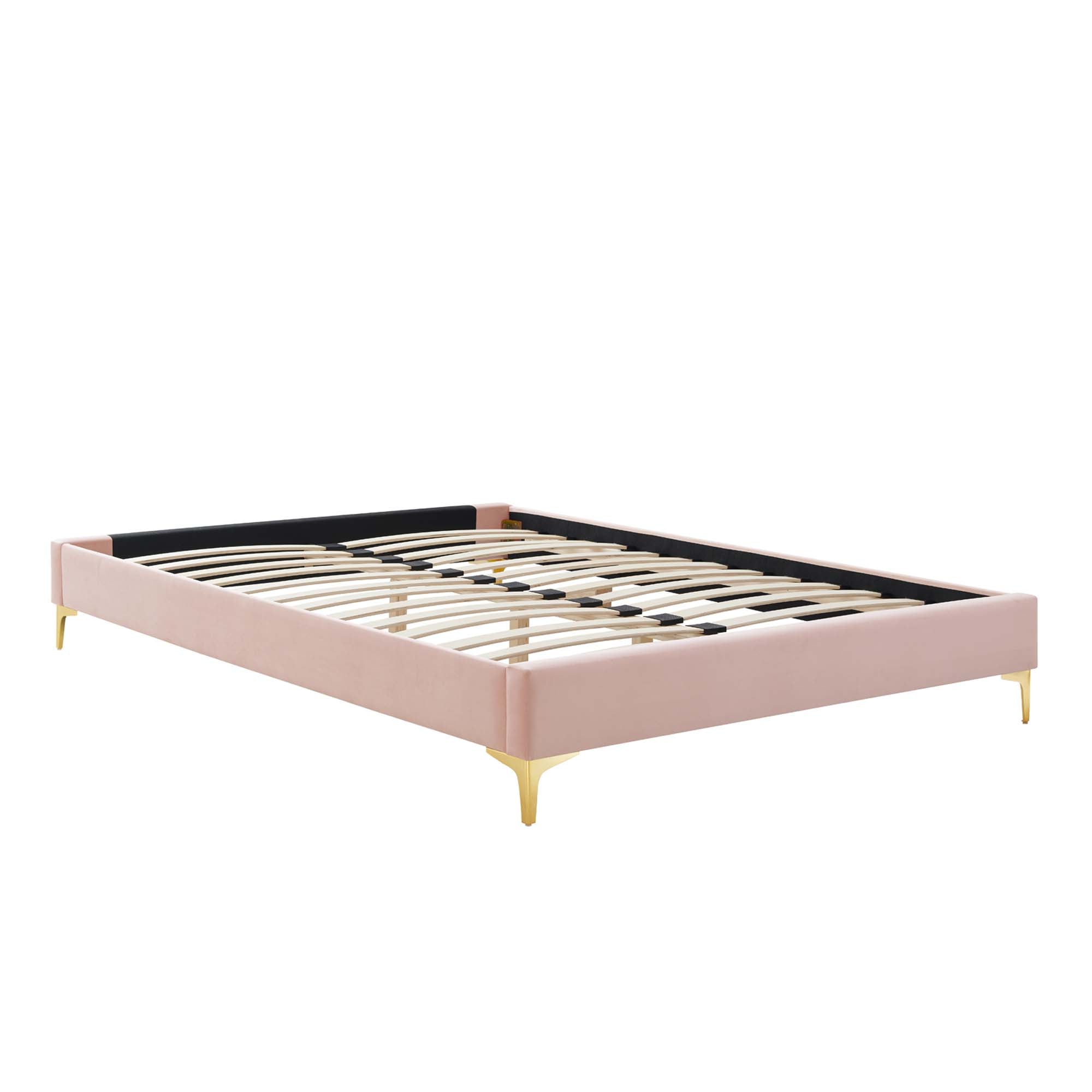 Elise Queen Performance Velvet Platform Bed