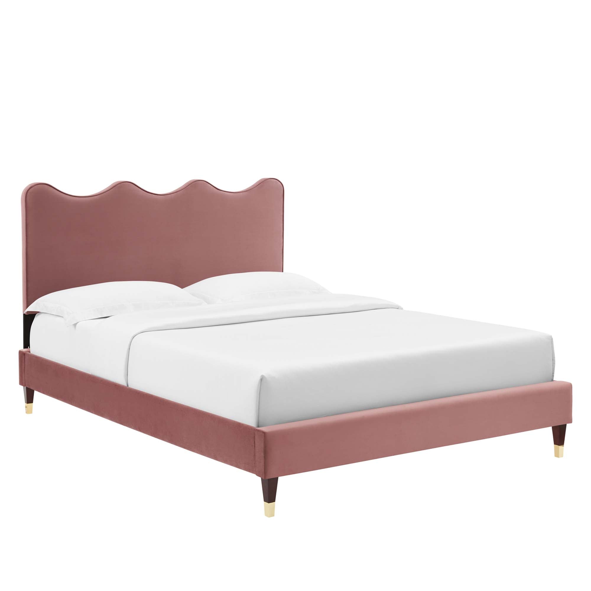 Current Performance Velvet Full Platform Bed