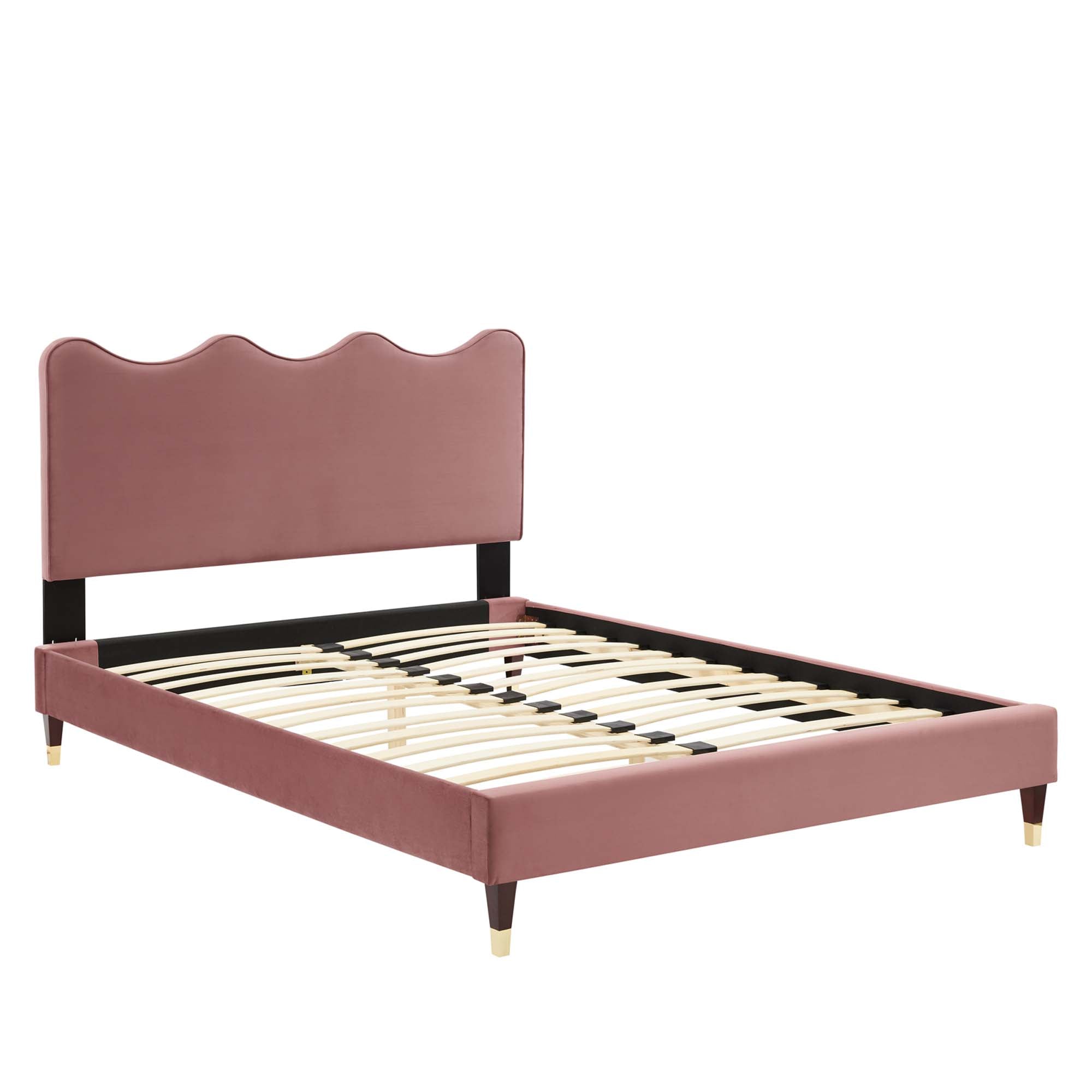 Current Performance Velvet Full Platform Bed