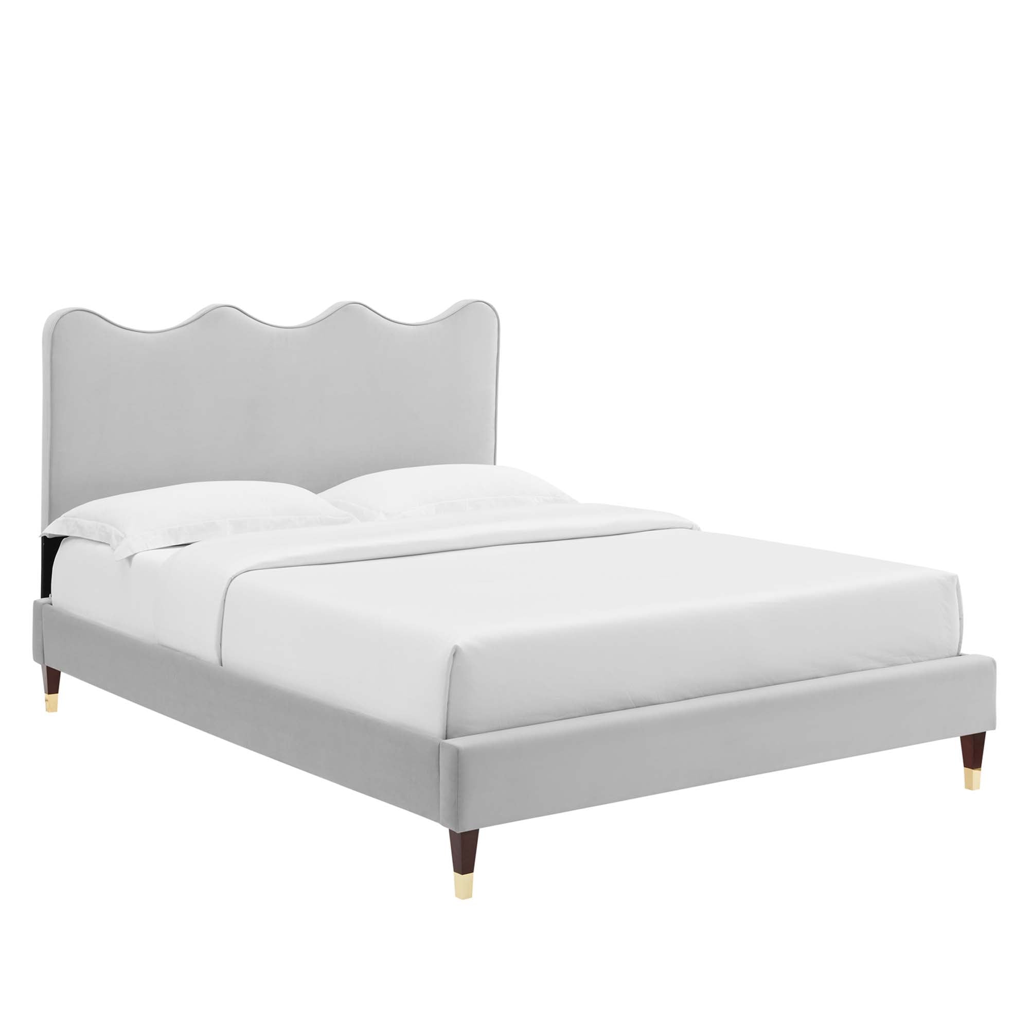 Current Performance Velvet Full Platform Bed