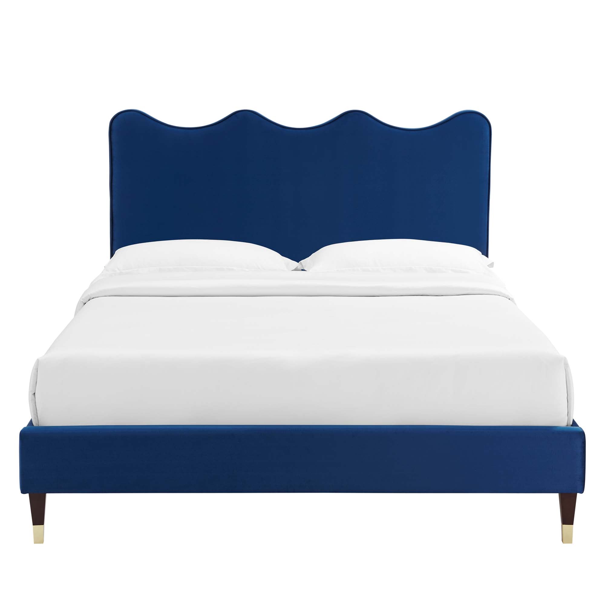 Current Performance Velvet Full Platform Bed