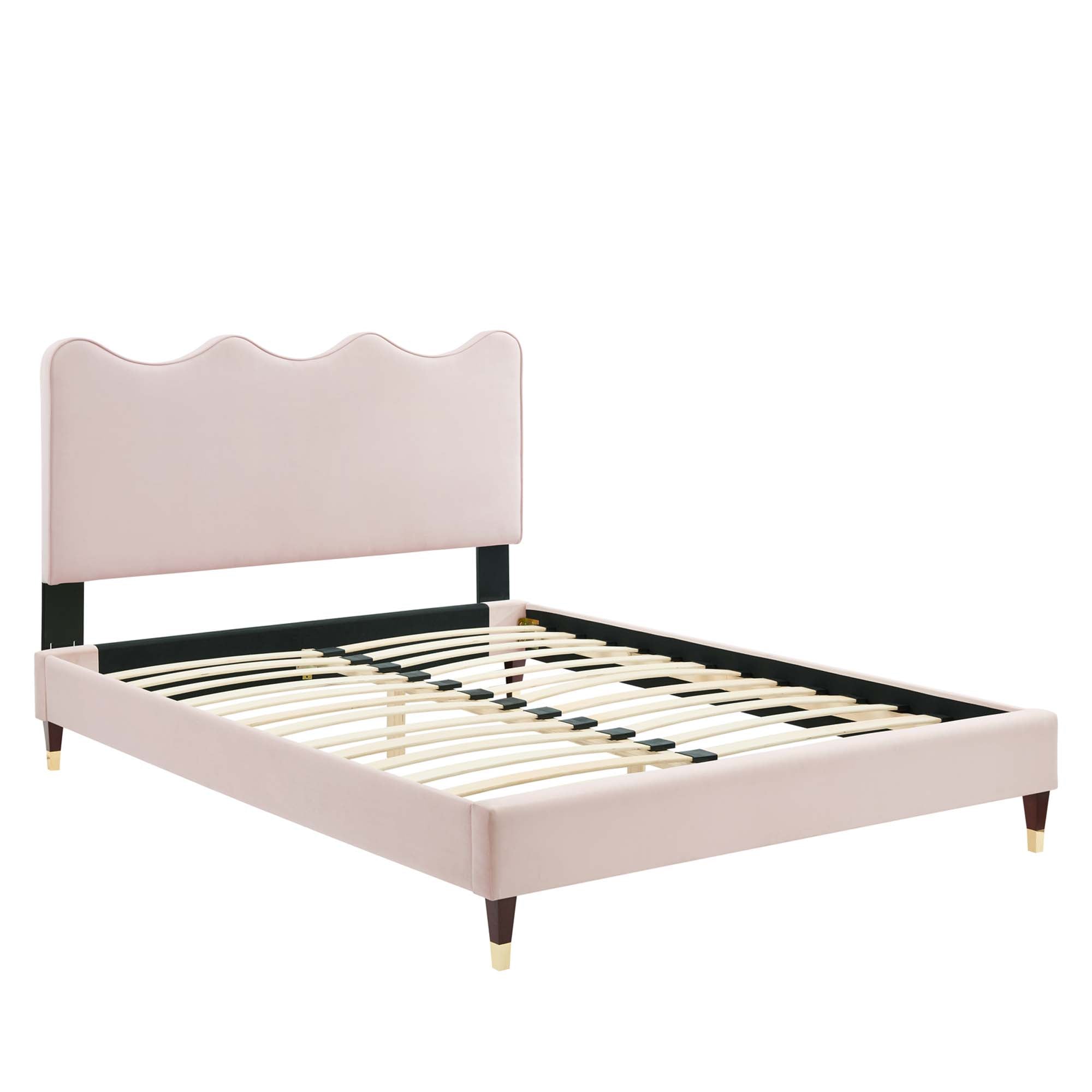 Current Performance Velvet Full Platform Bed