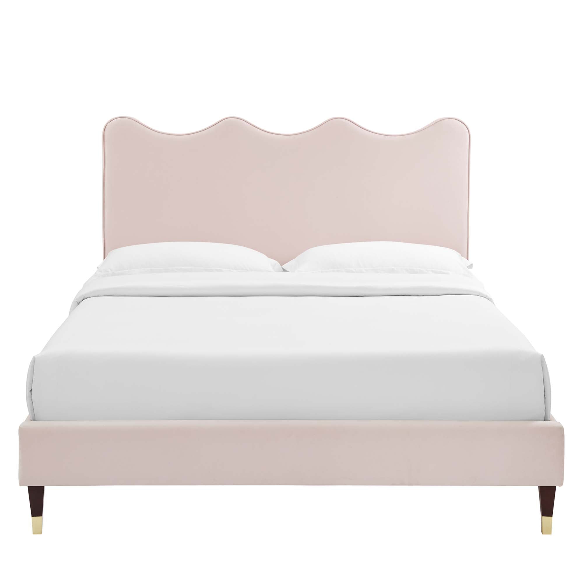 Current Performance Velvet Full Platform Bed