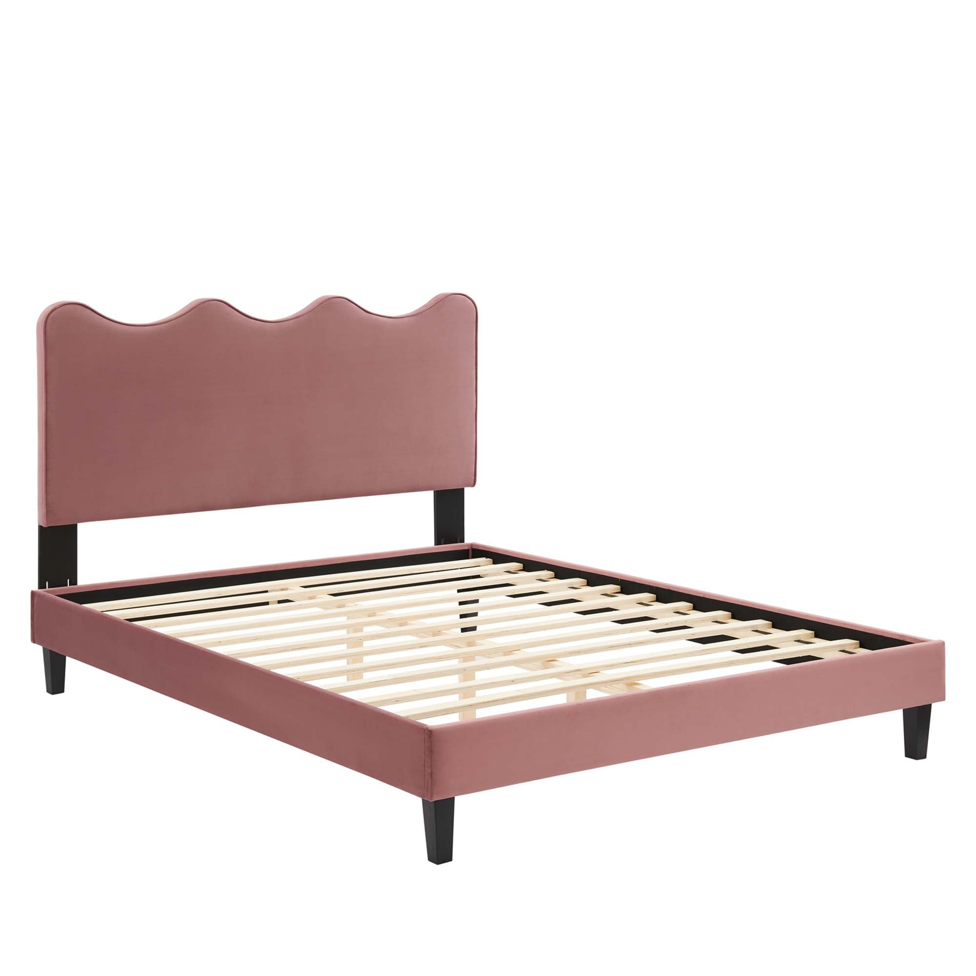 Current Performance Velvet Full Platform Bed