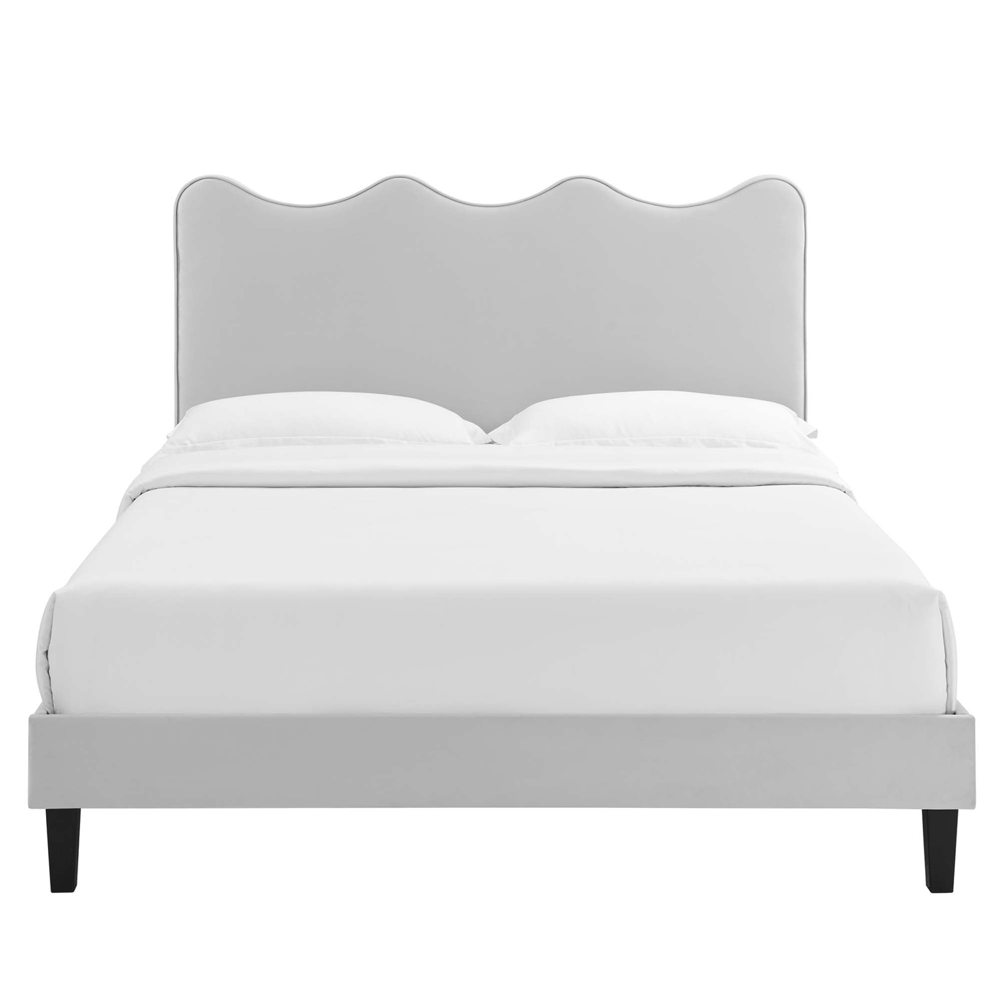 Current Performance Velvet Full Platform Bed