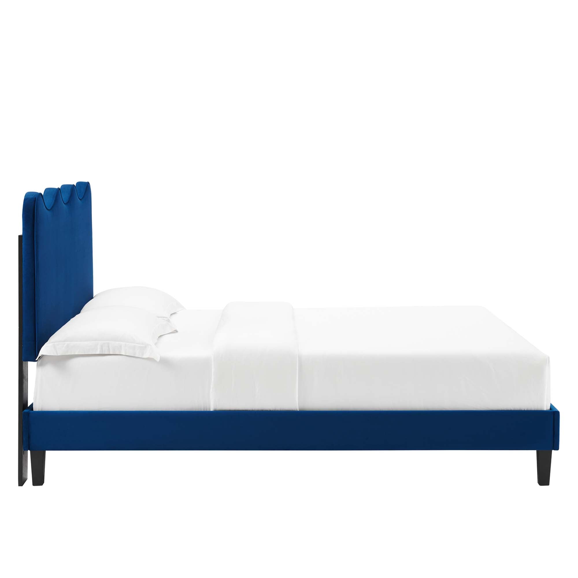 Current Performance Velvet Full Platform Bed