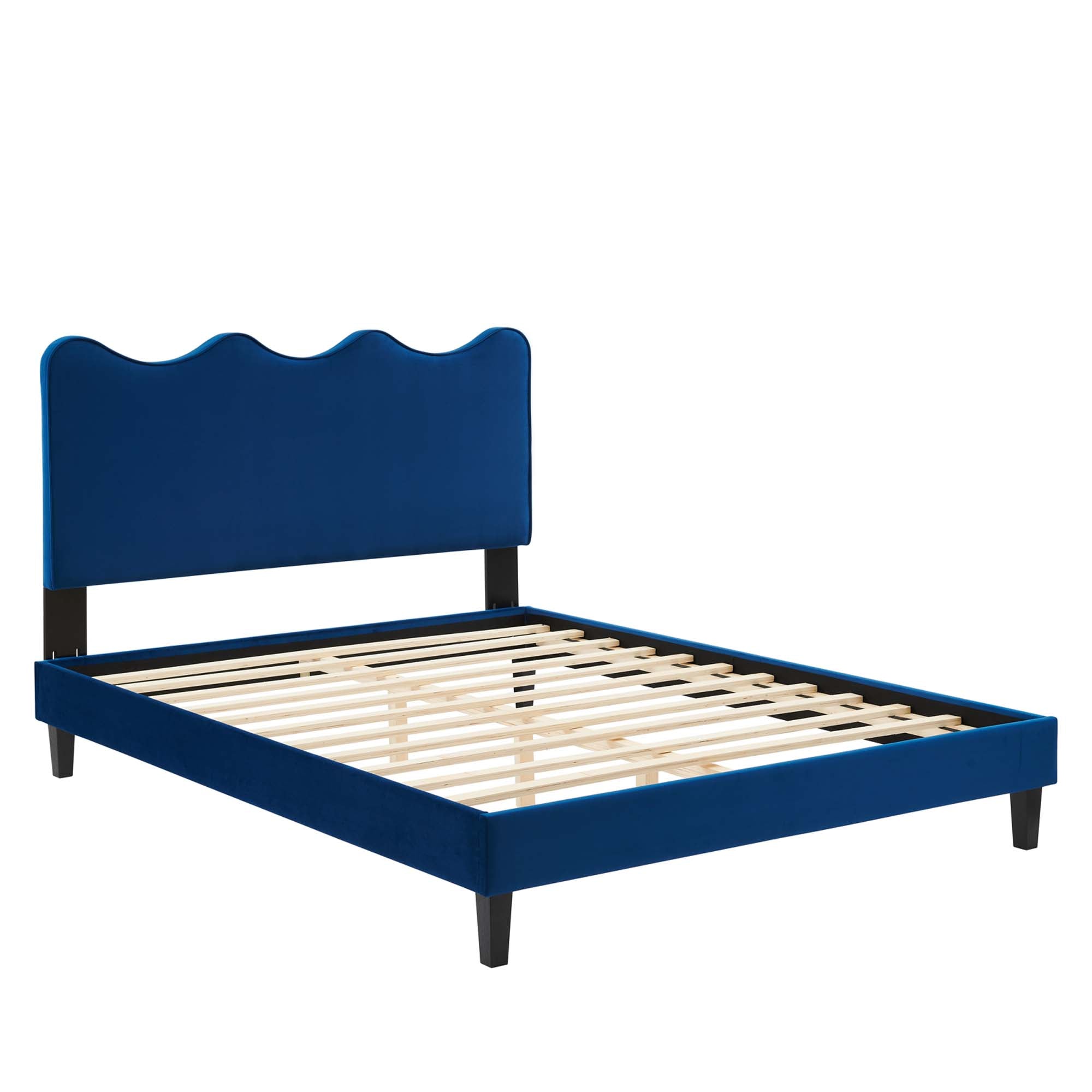 Current Performance Velvet Full Platform Bed