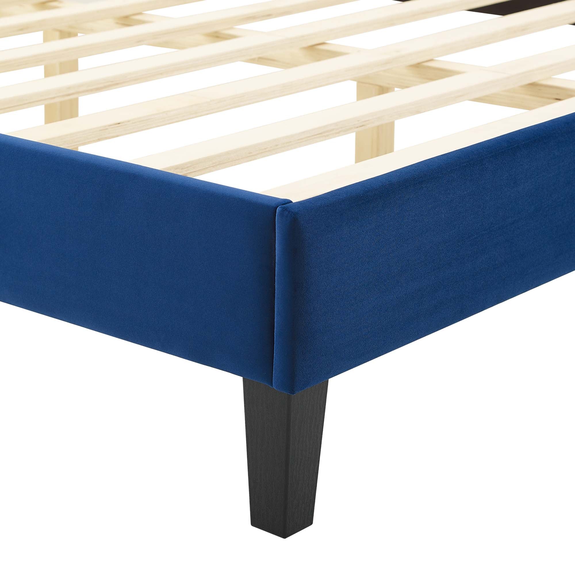 Current Performance Velvet Full Platform Bed