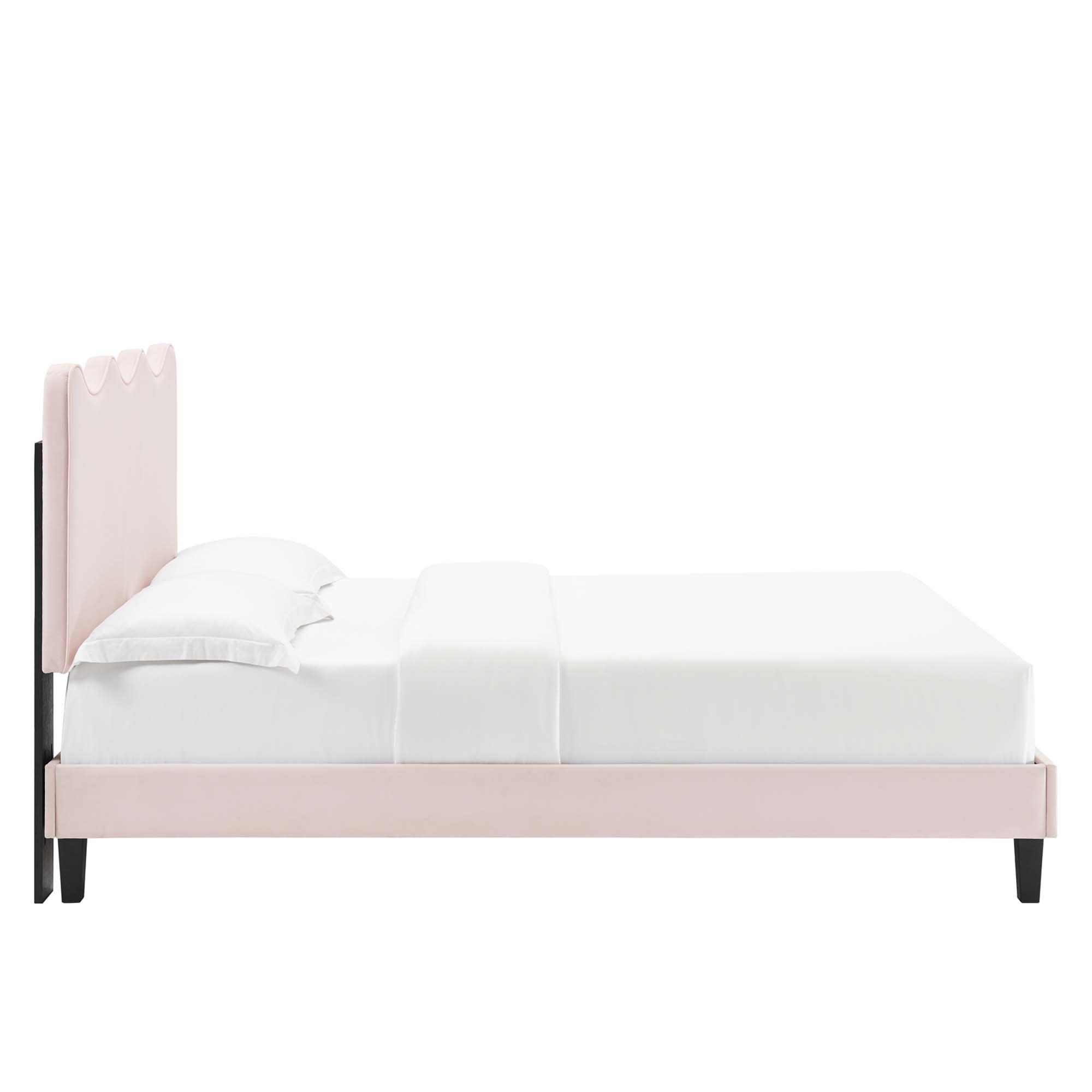 Current Performance Velvet Full Platform Bed