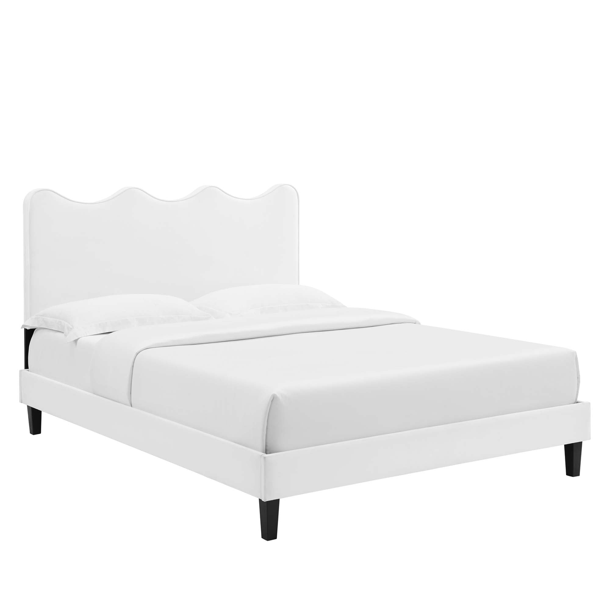 Current Performance Velvet Full Platform Bed