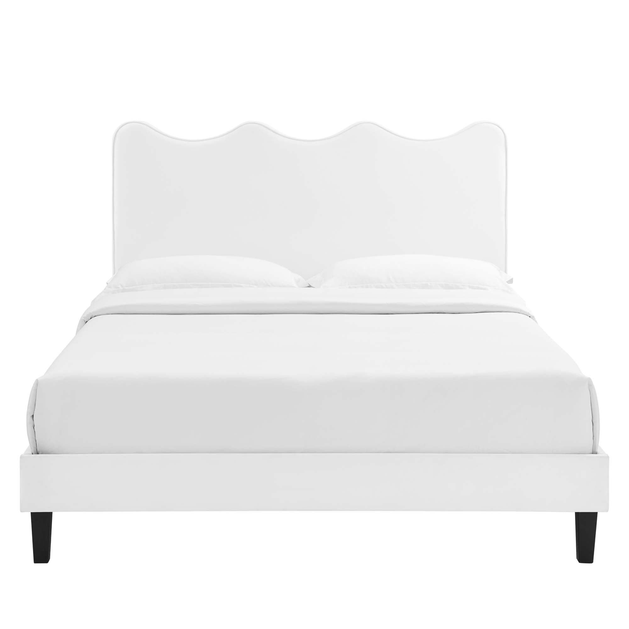 Current Performance Velvet Full Platform Bed