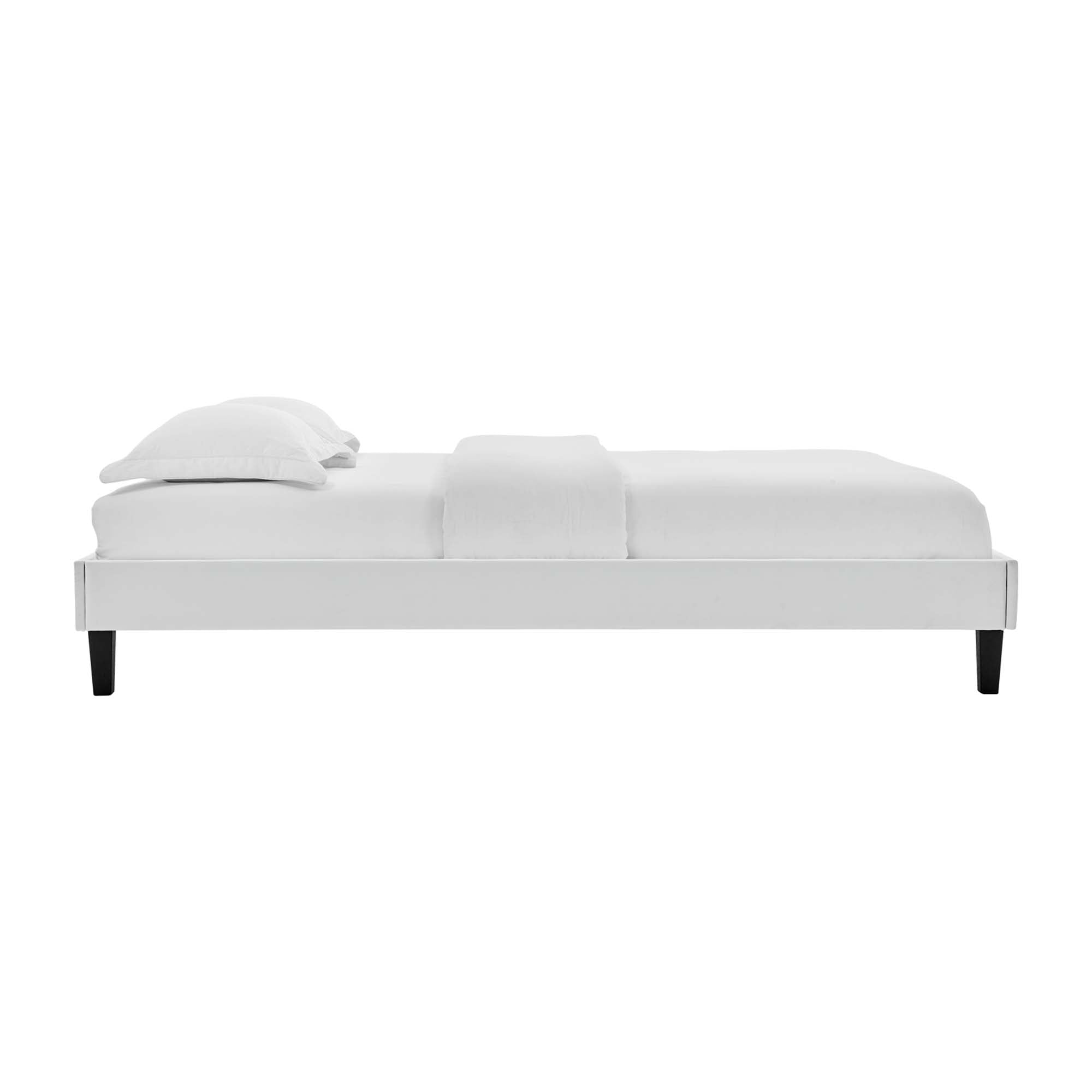 Amber Performance Velvet Twin Platform Bed