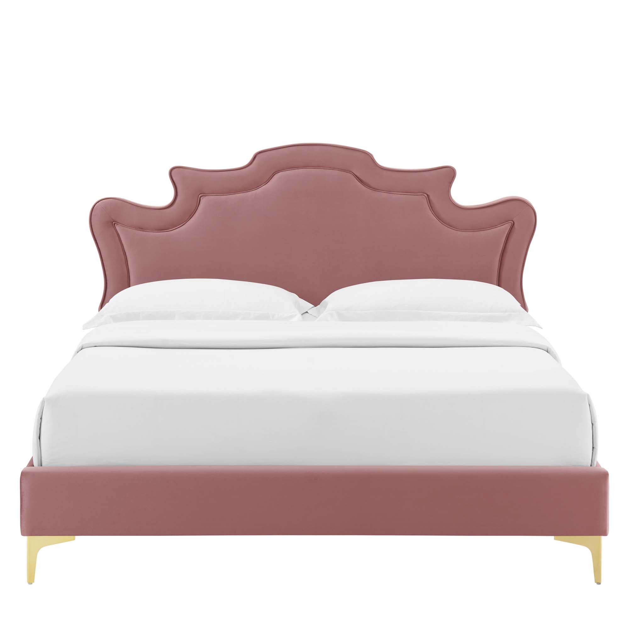 Neena Performance Velvet Twin Bed