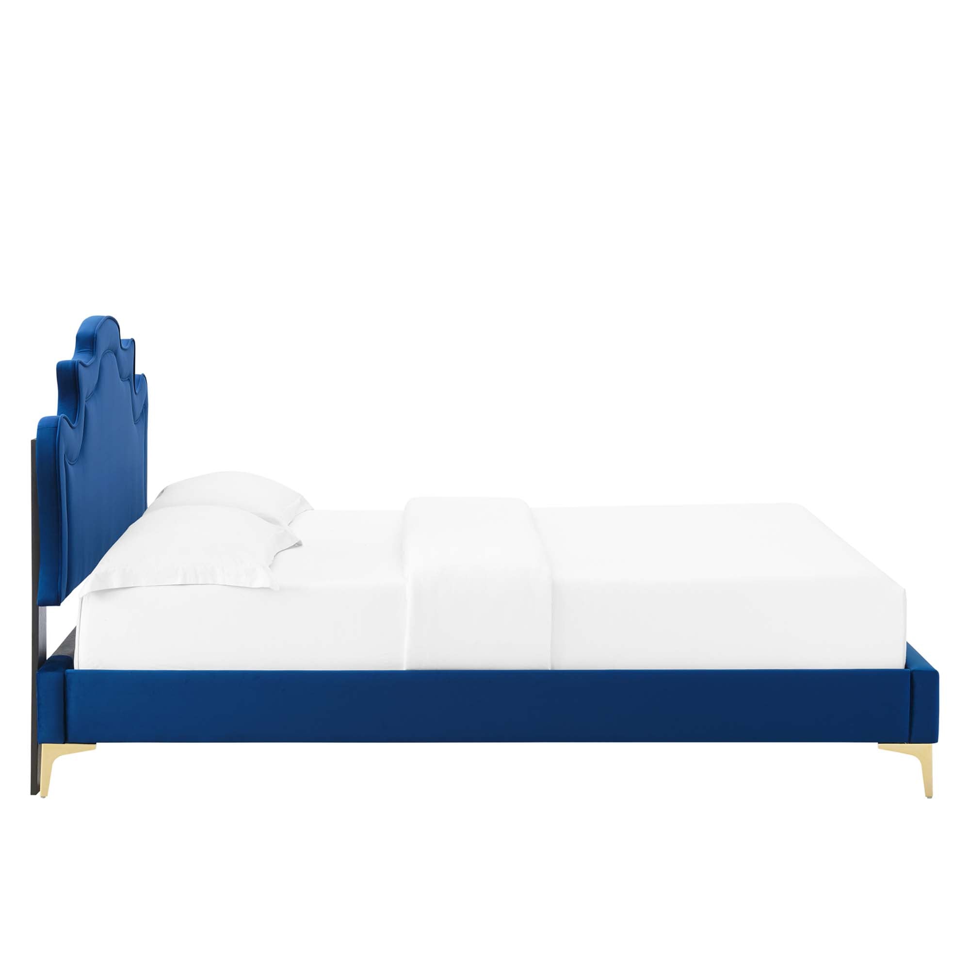 Neena Performance Velvet Twin Bed