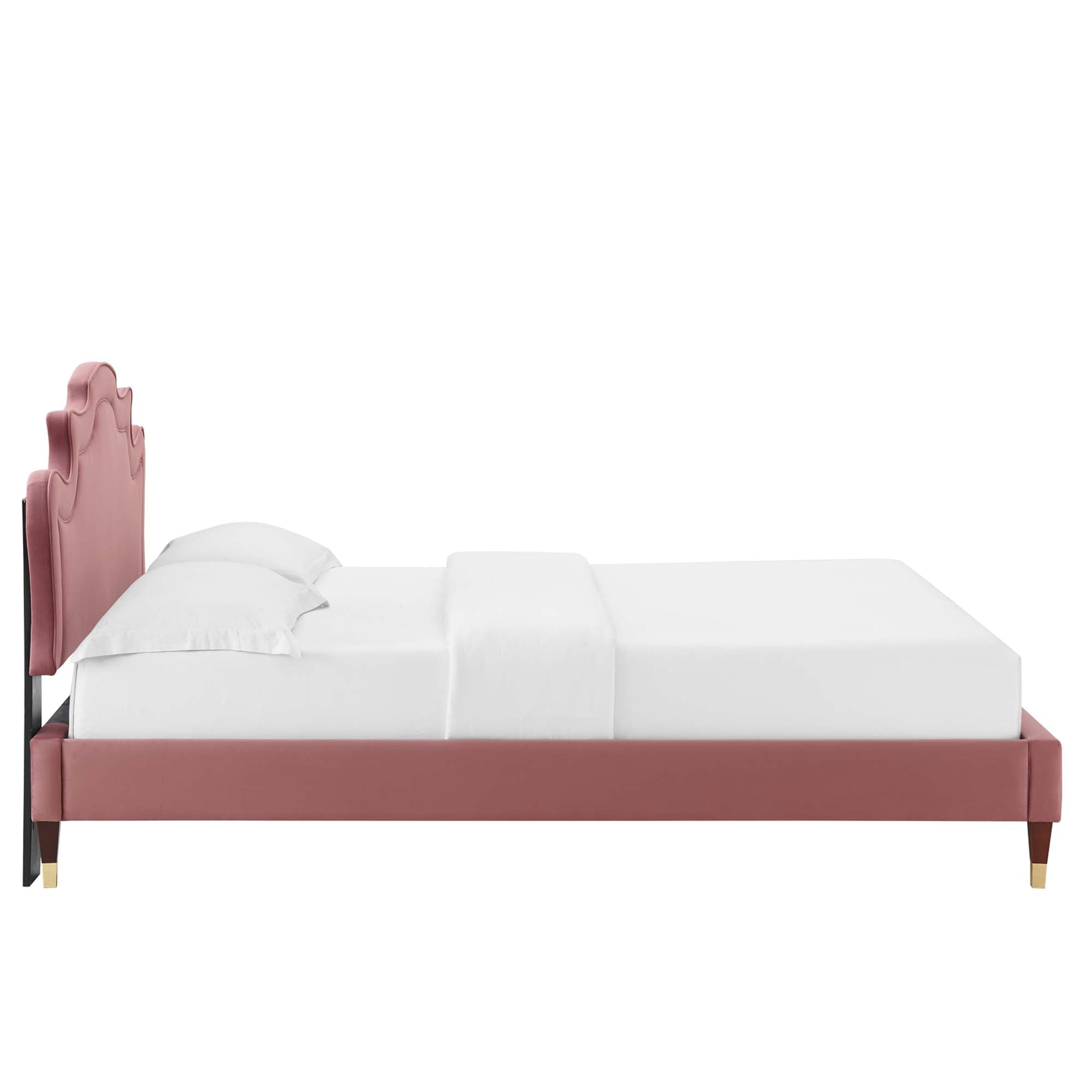 Neena Performance Velvet Twin Bed