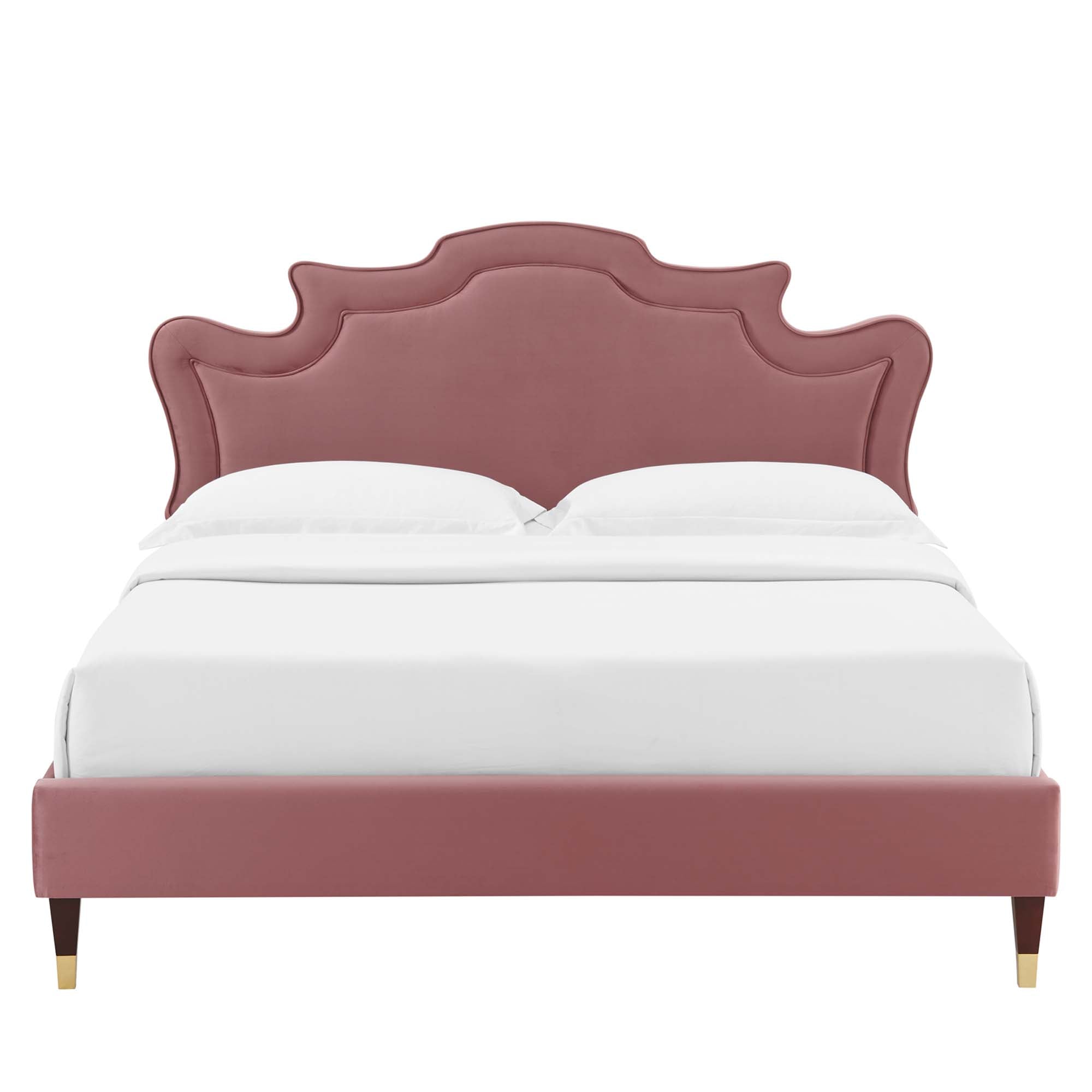 Neena Performance Velvet Twin Bed