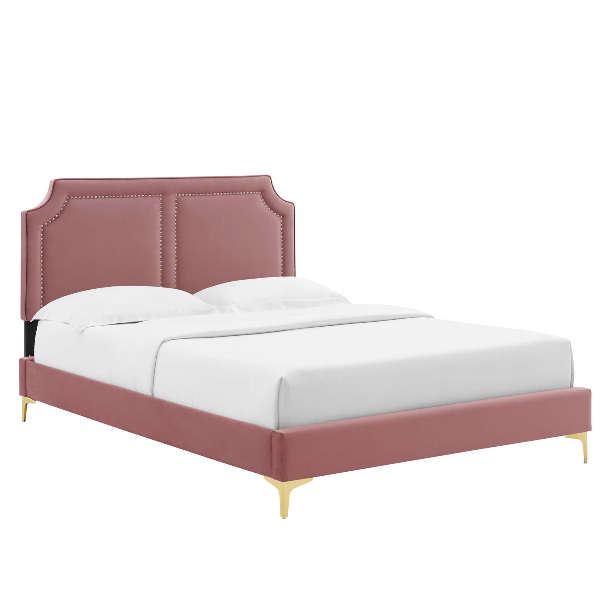 Novi Performance Velvet Queen Bed