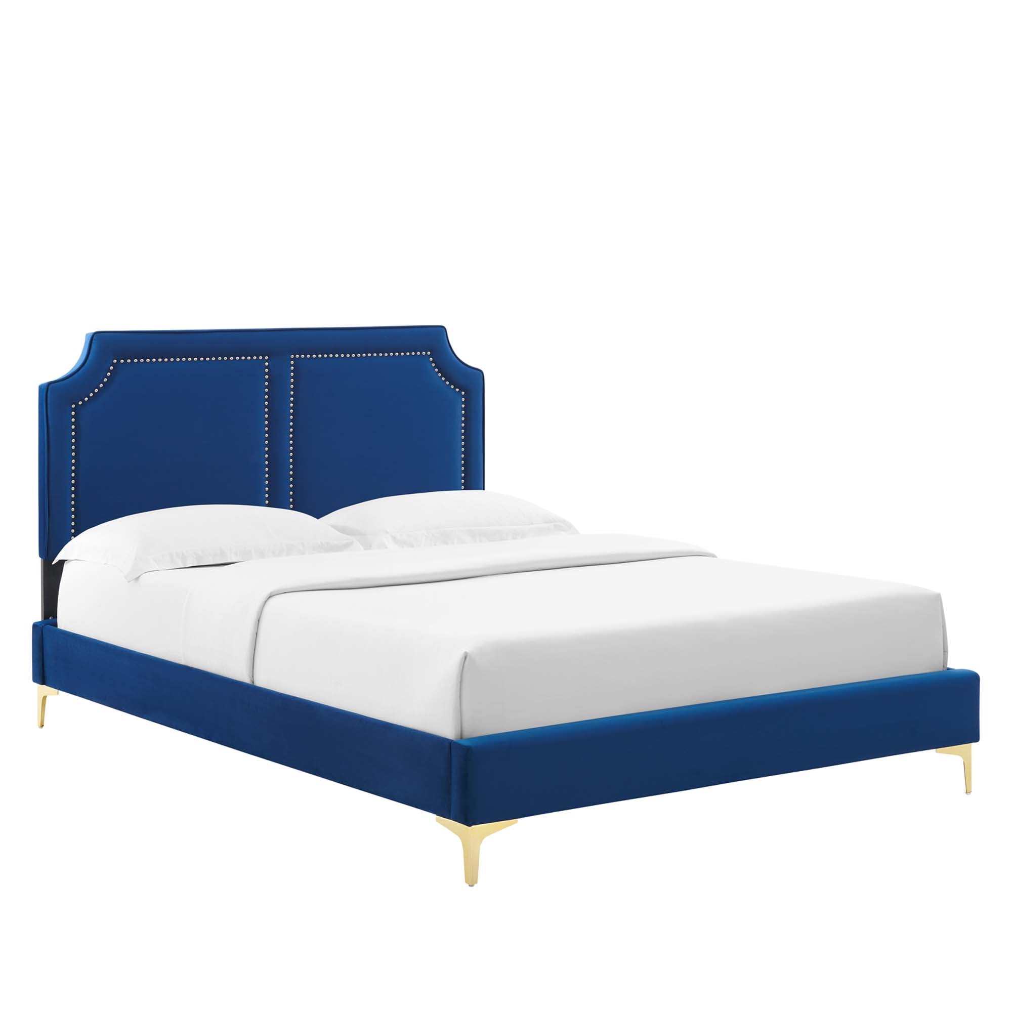 Novi Performance Velvet Queen Bed