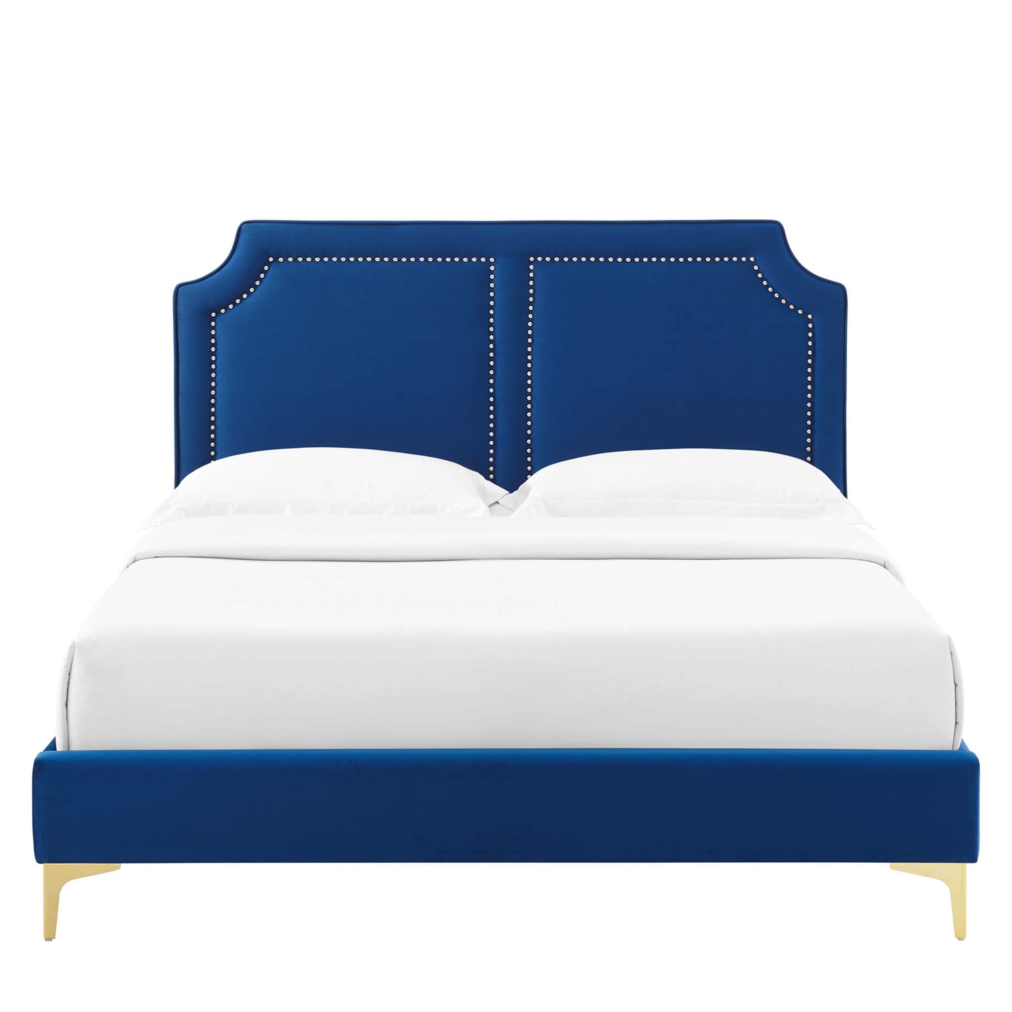 Novi Performance Velvet Queen Bed