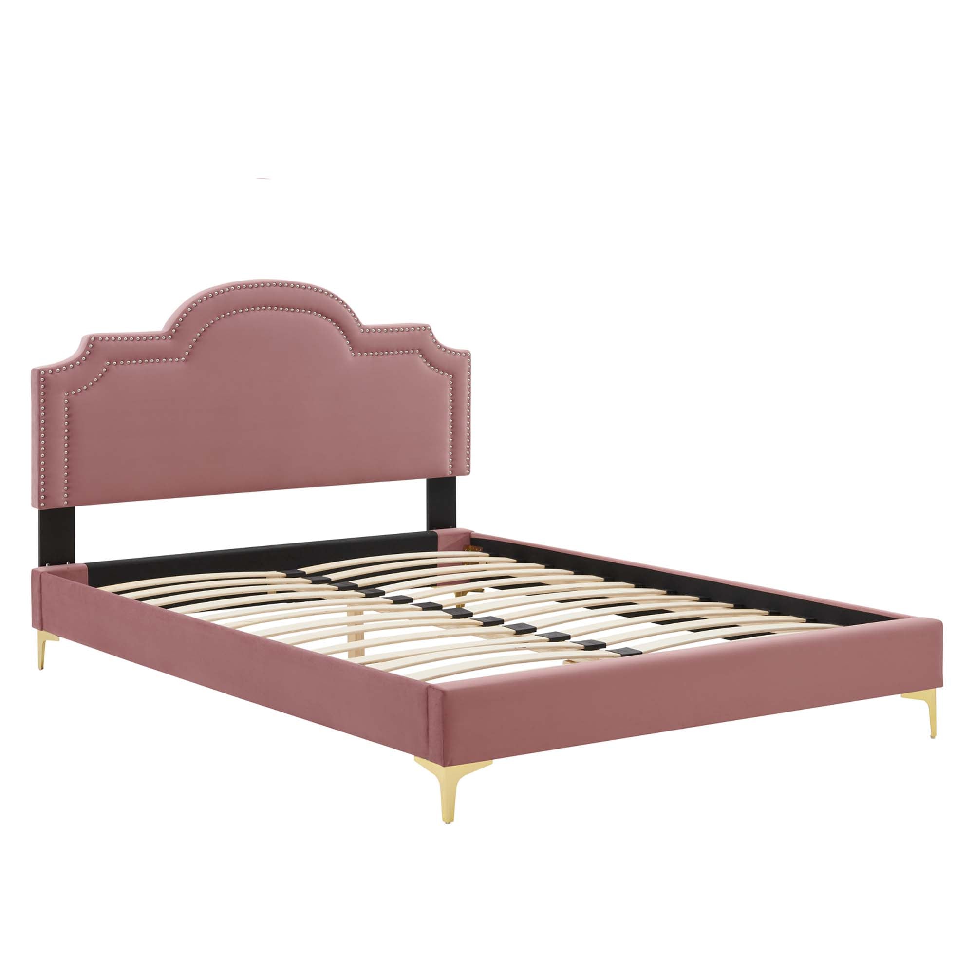 Aviana Performance Velvet Queen Bed