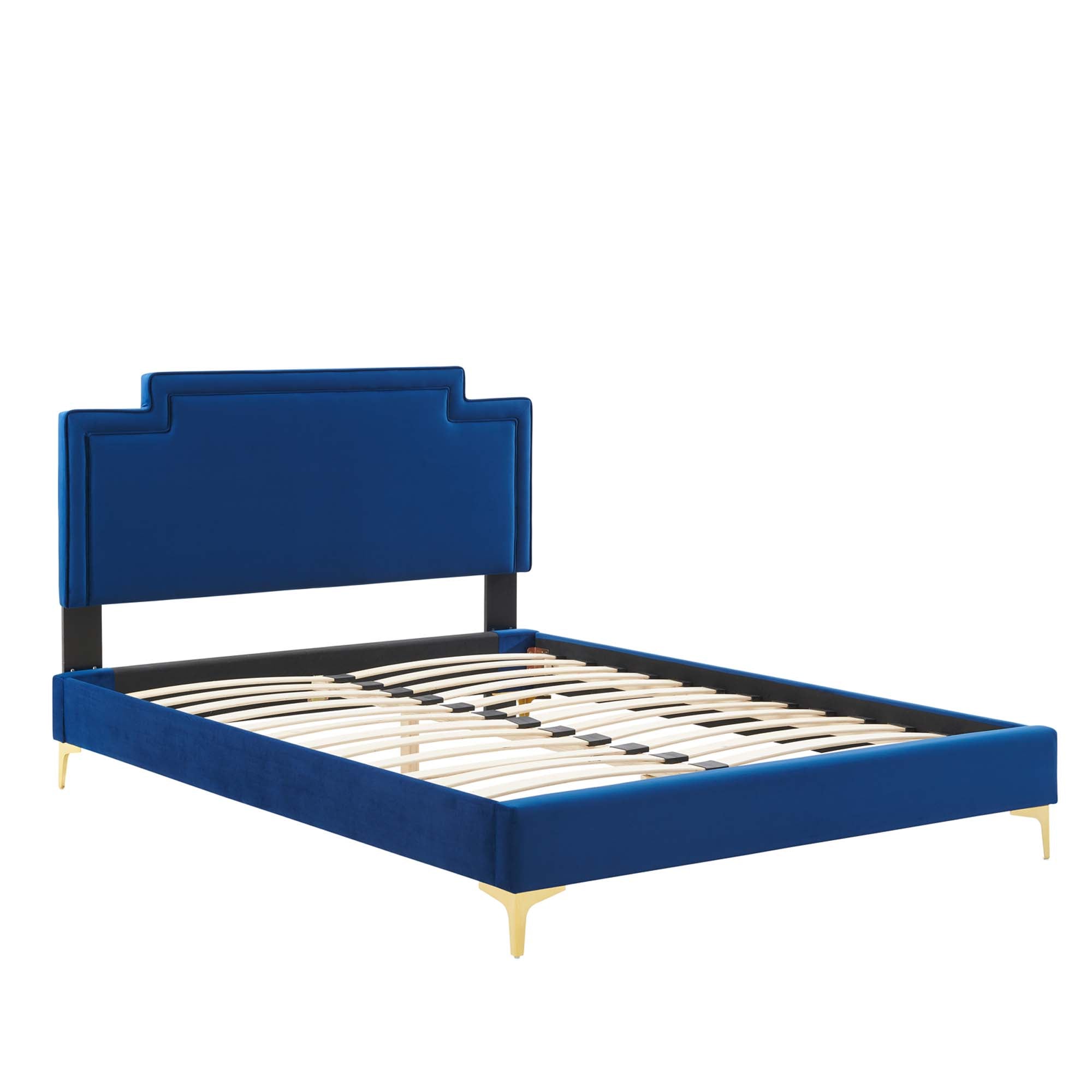 Liva Performance Velvet Queen Bed