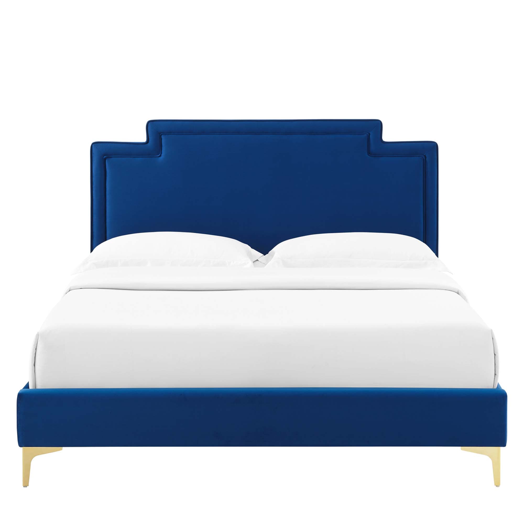 Liva Performance Velvet Queen Bed