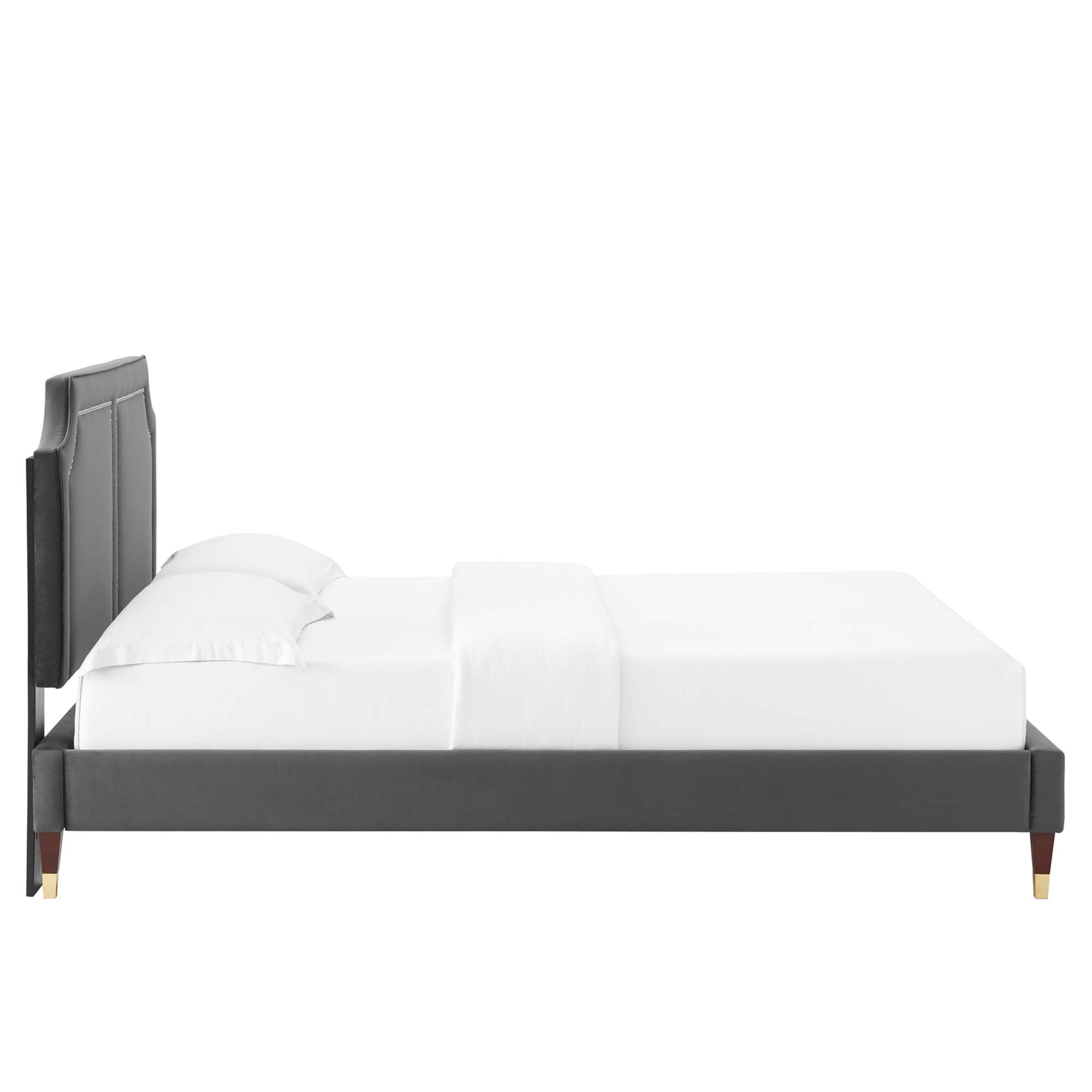 Novi Performance Velvet Queen Bed