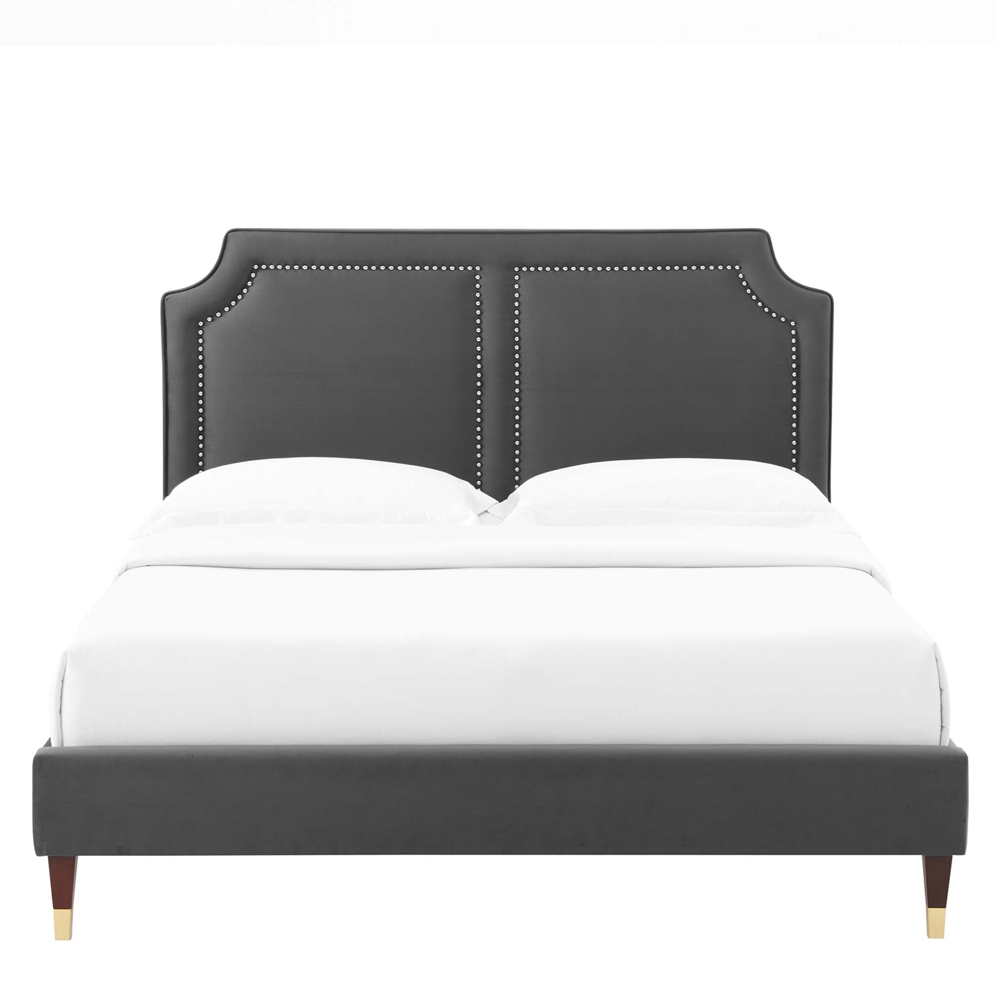 Novi Performance Velvet Queen Bed