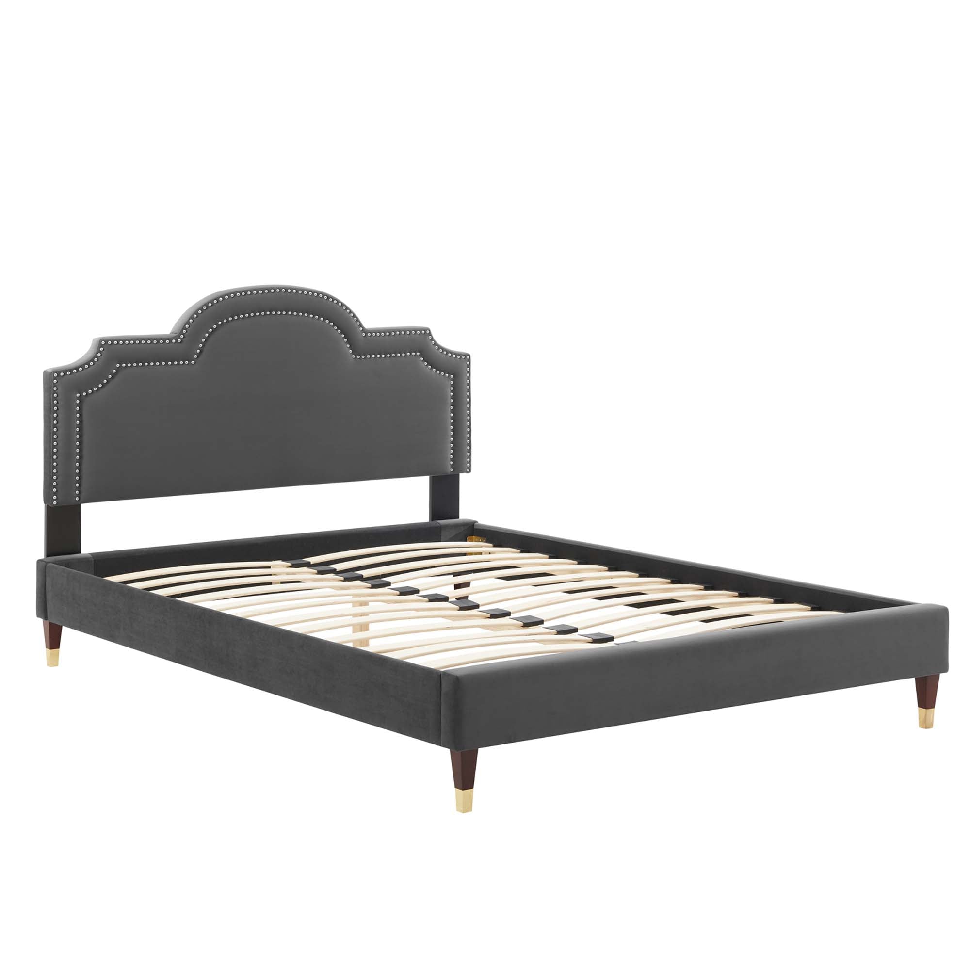 Aviana Performance Velvet Queen Bed