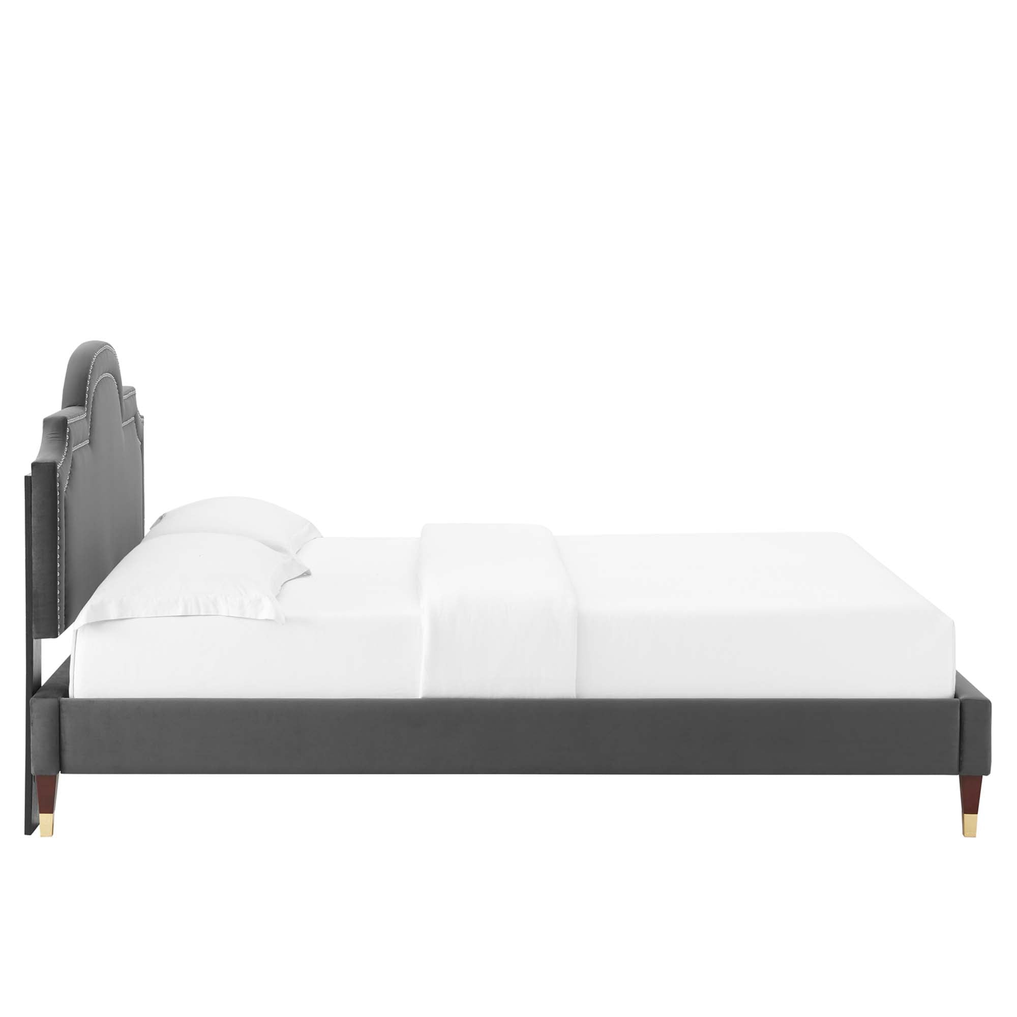 Aviana Performance Velvet Queen Bed