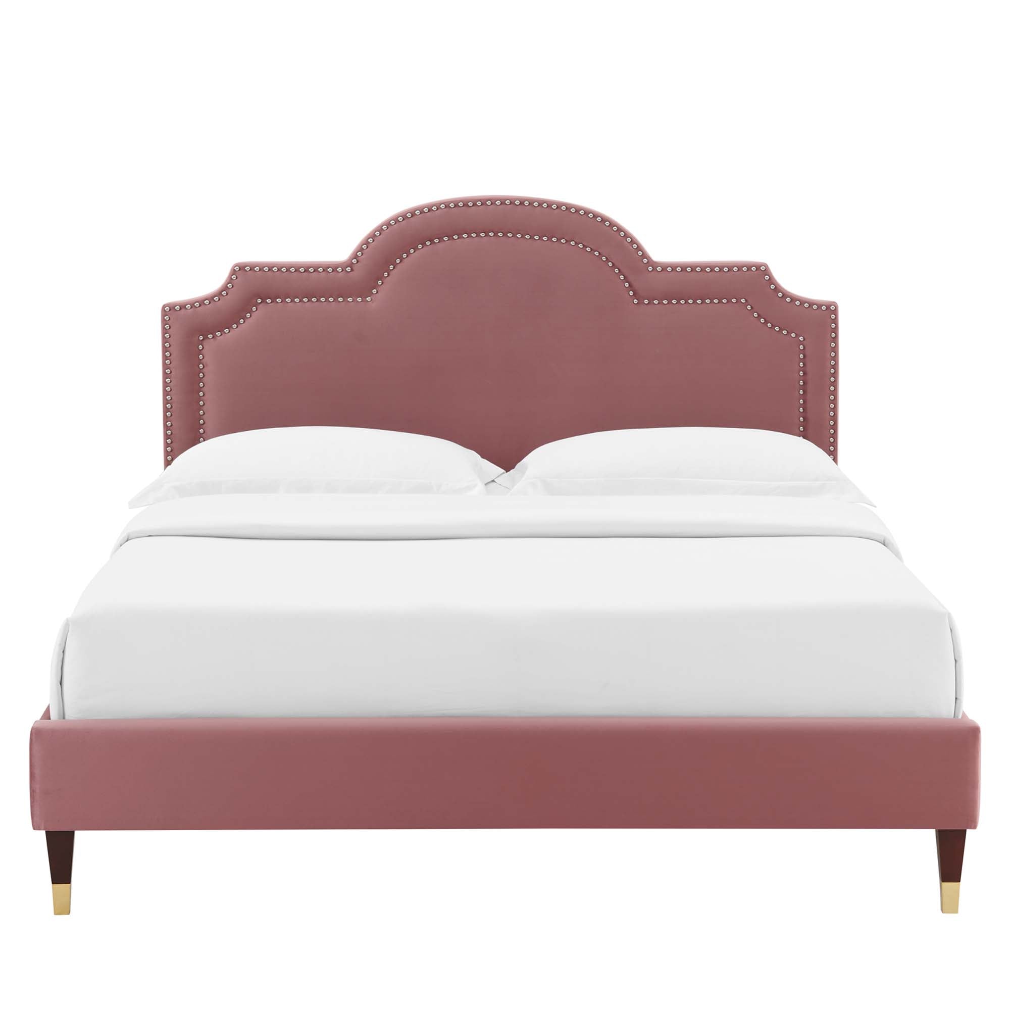 Aviana Performance Velvet Queen Bed