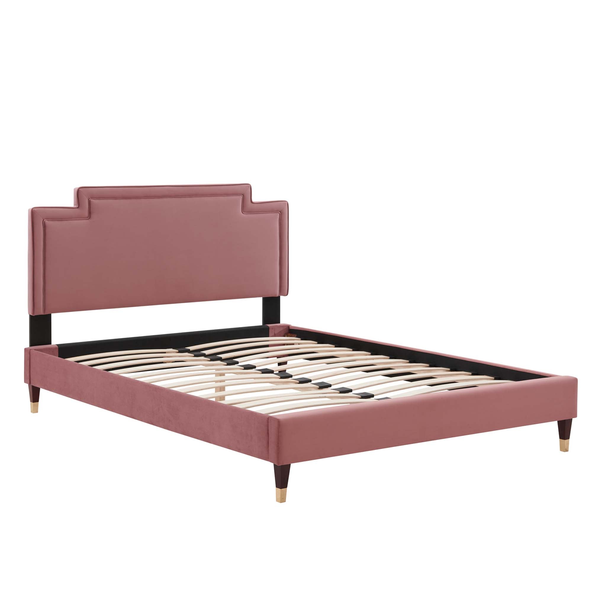 Liva Performance Velvet Queen Bed