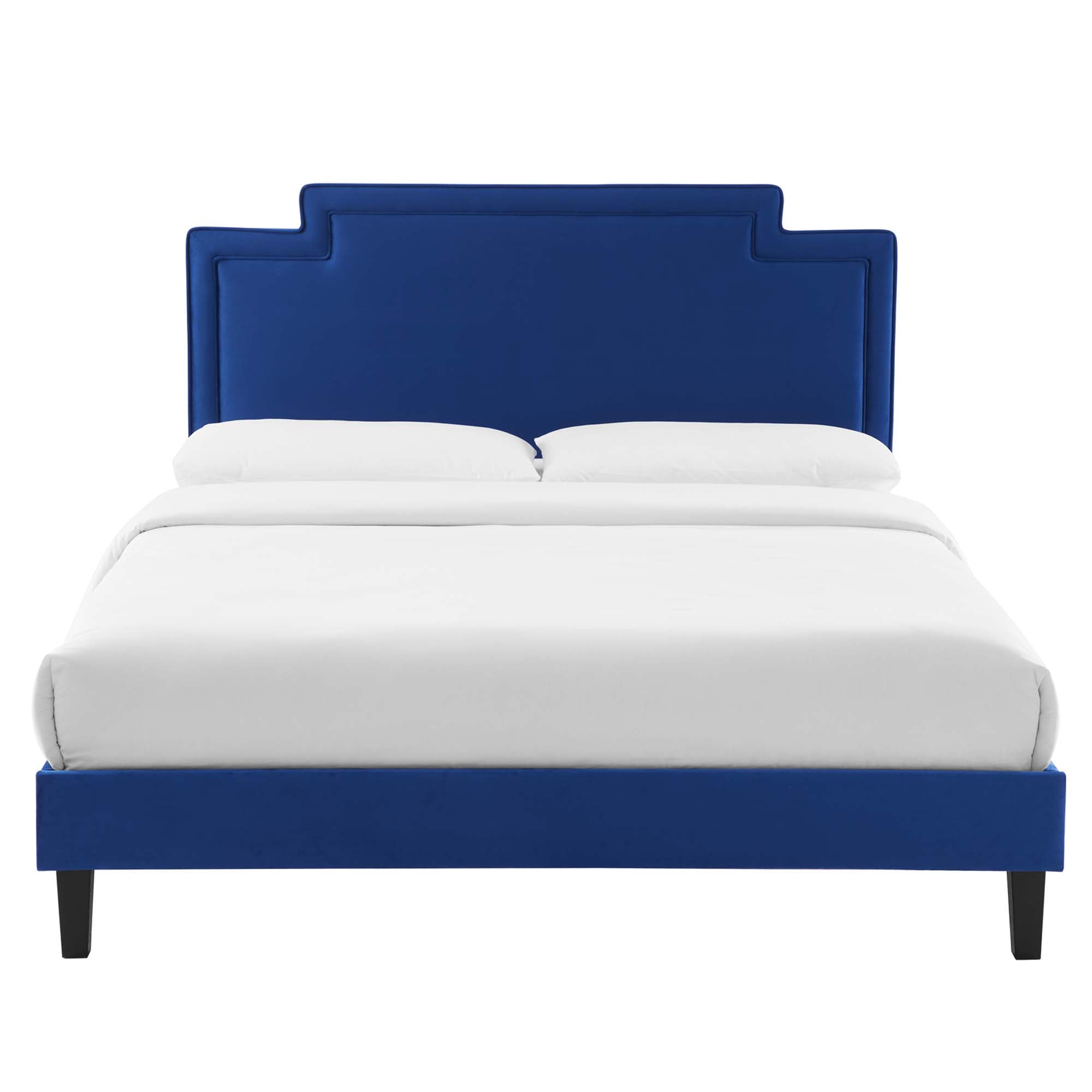 Liva Performance Velvet Queen Bed