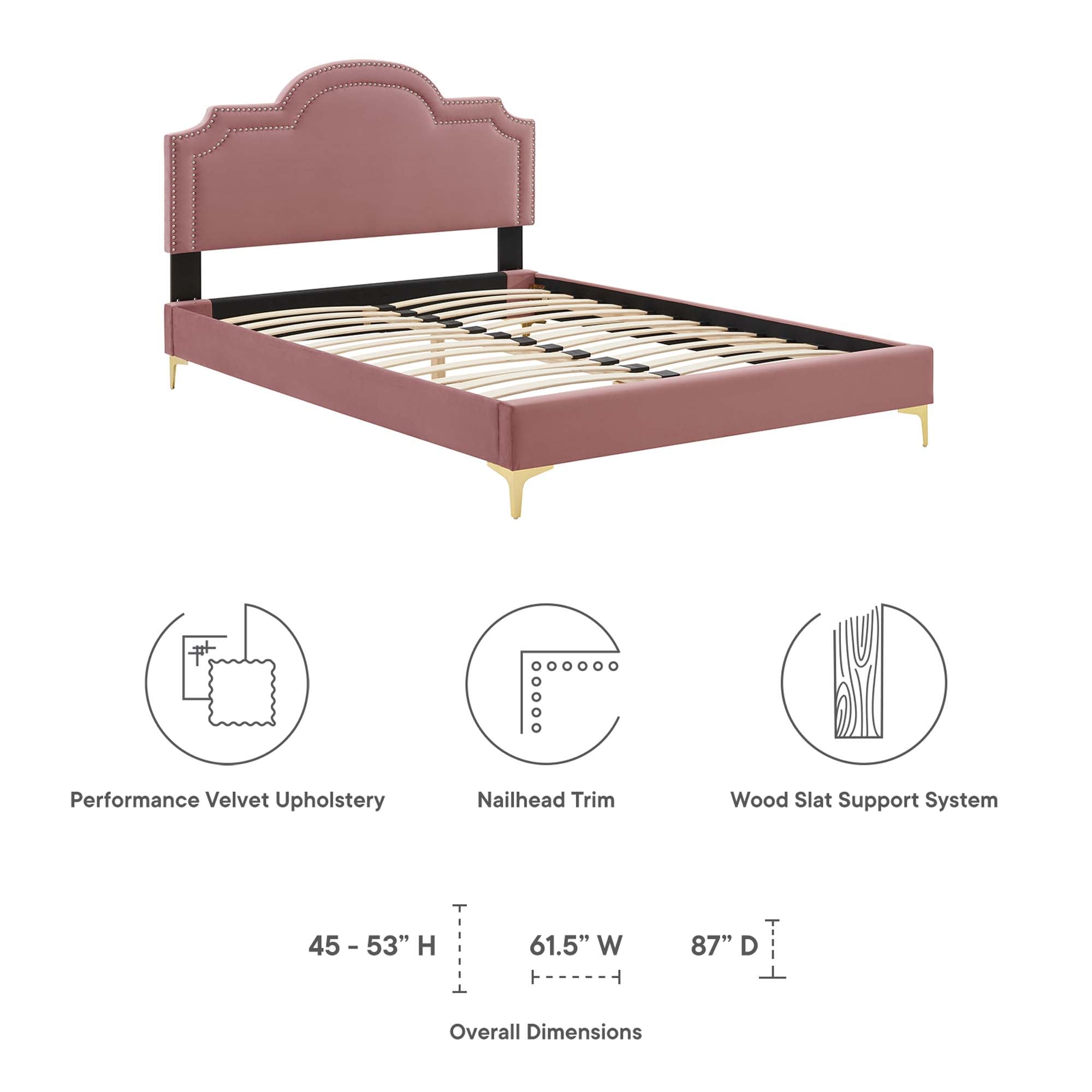 Aviana Performance Velvet King Bed