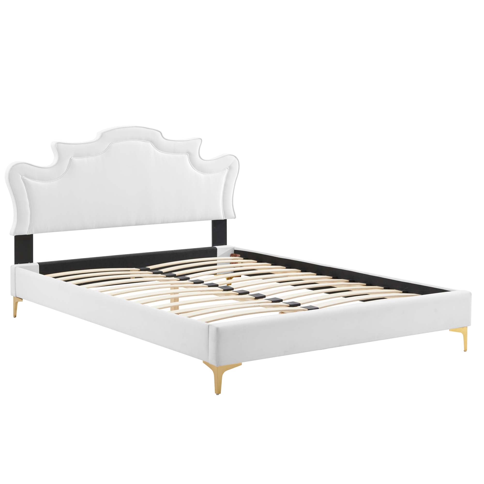 Neena Performance Velvet King Bed