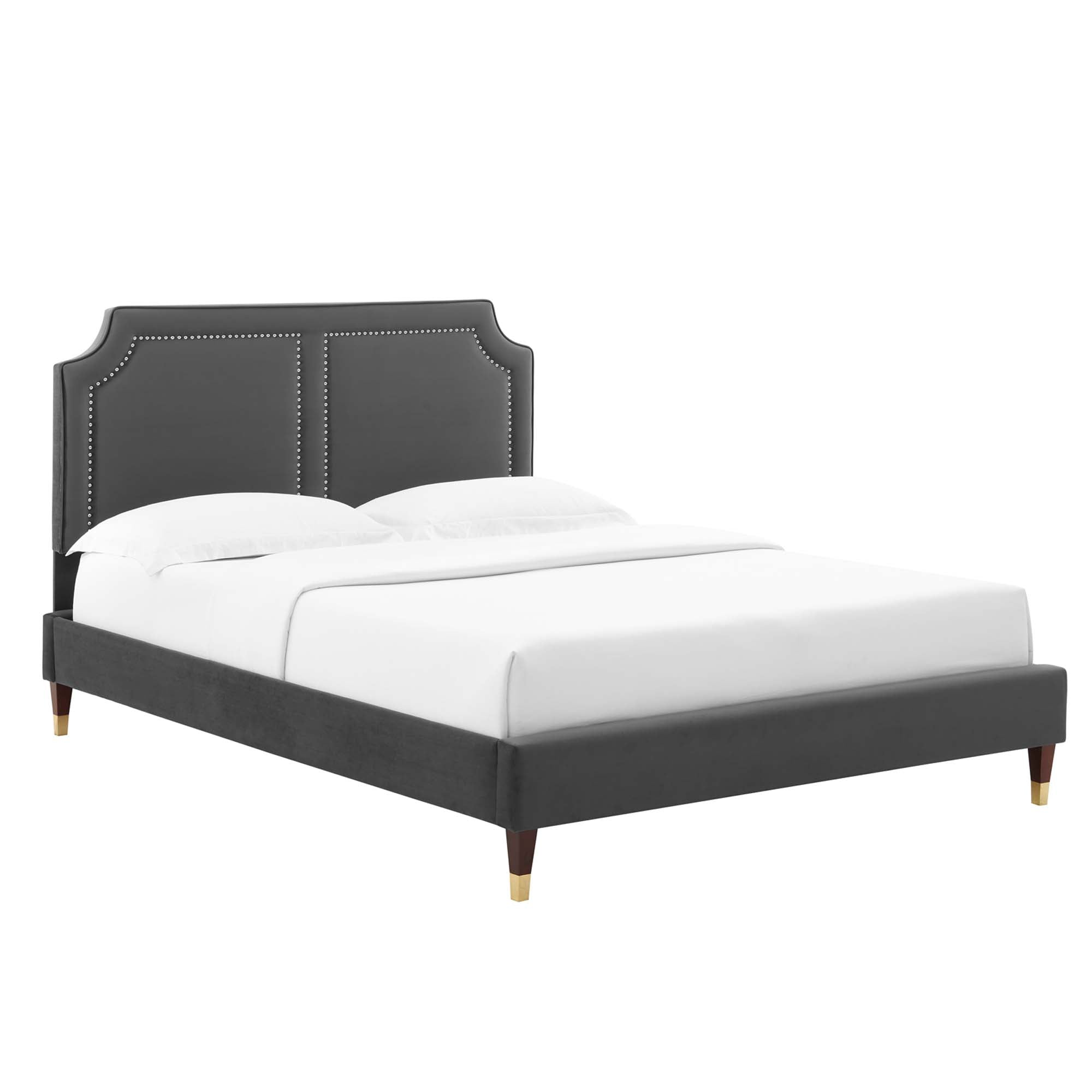 Novi Performance Velvet King Bed