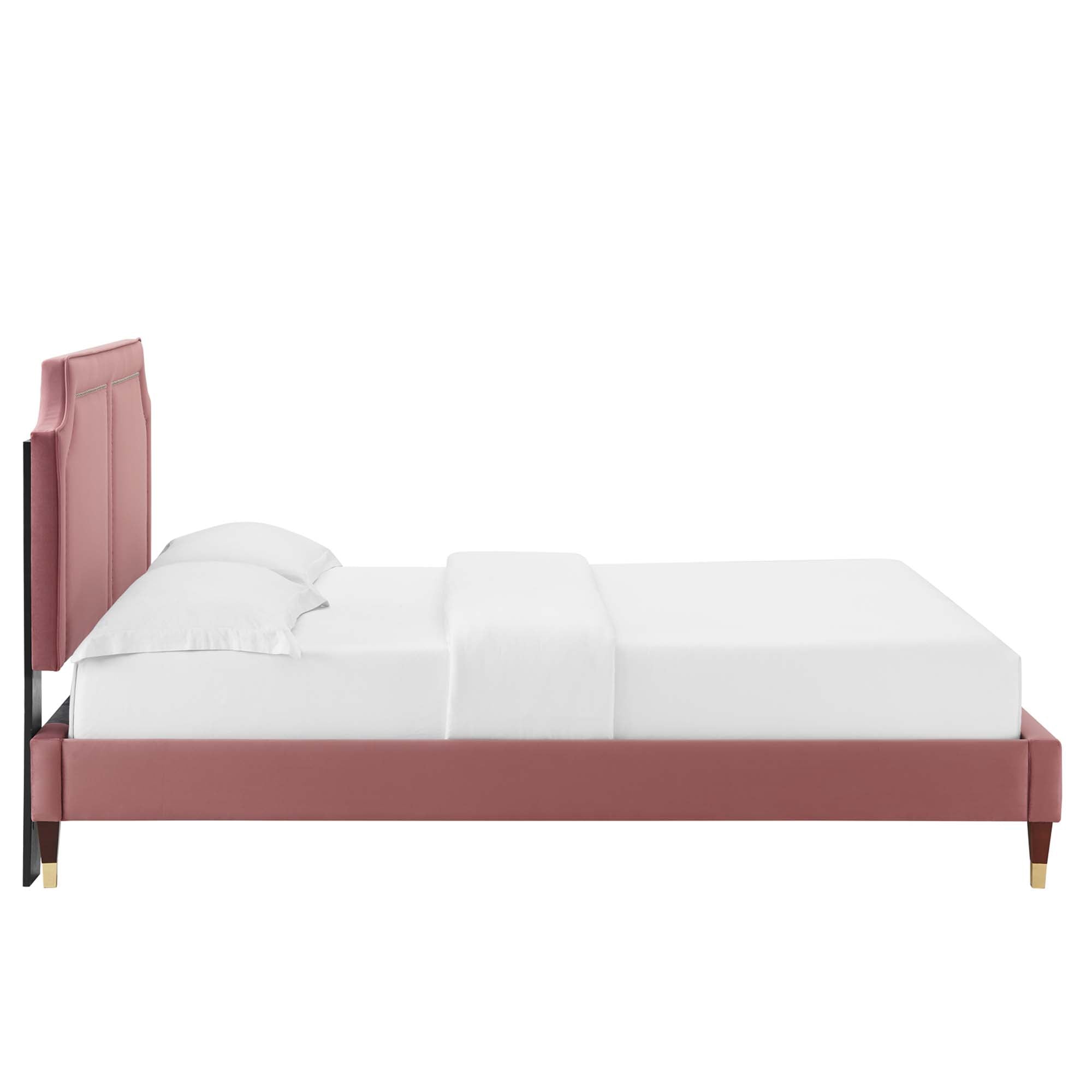 Novi Performance Velvet King Bed