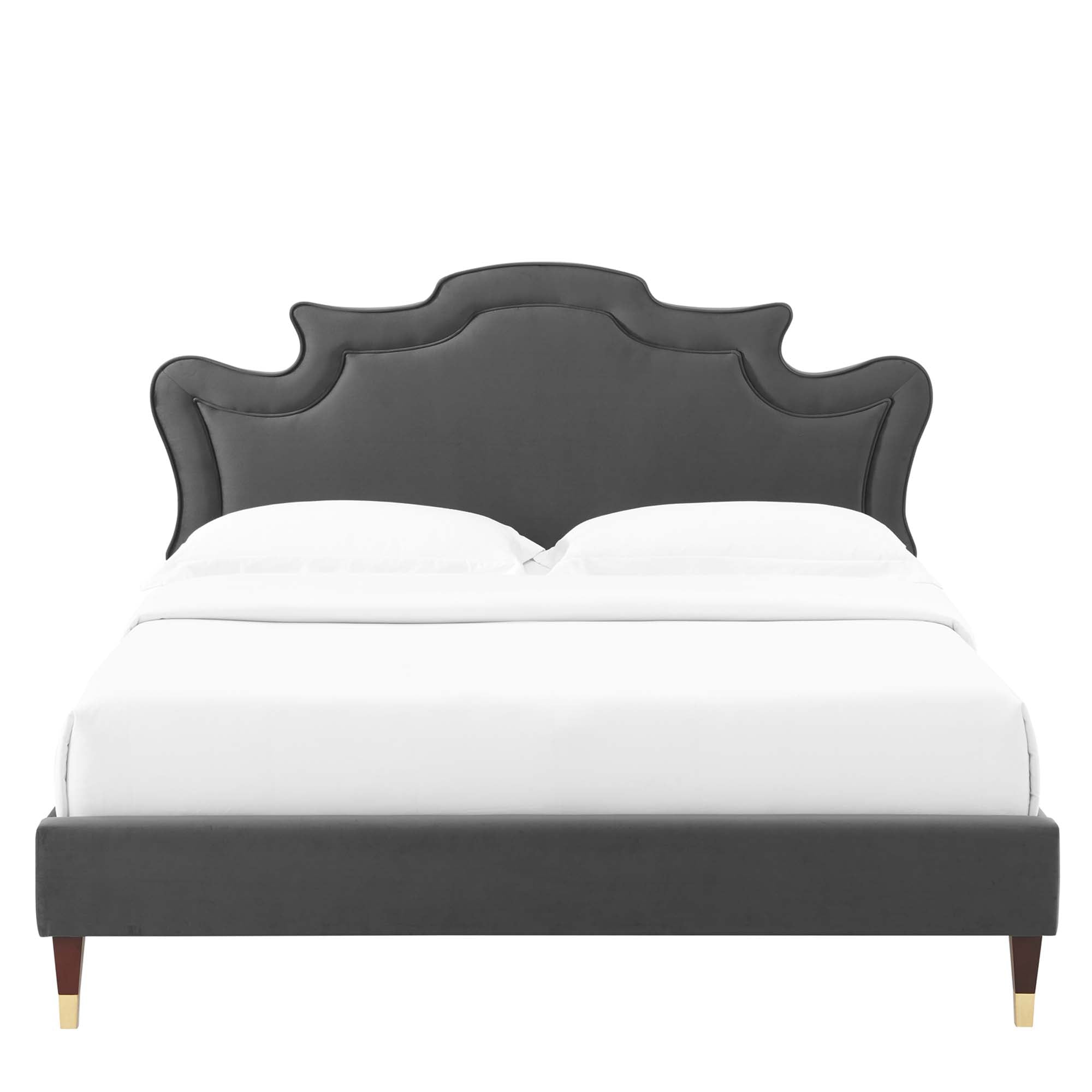 Neena Performance Velvet King Bed