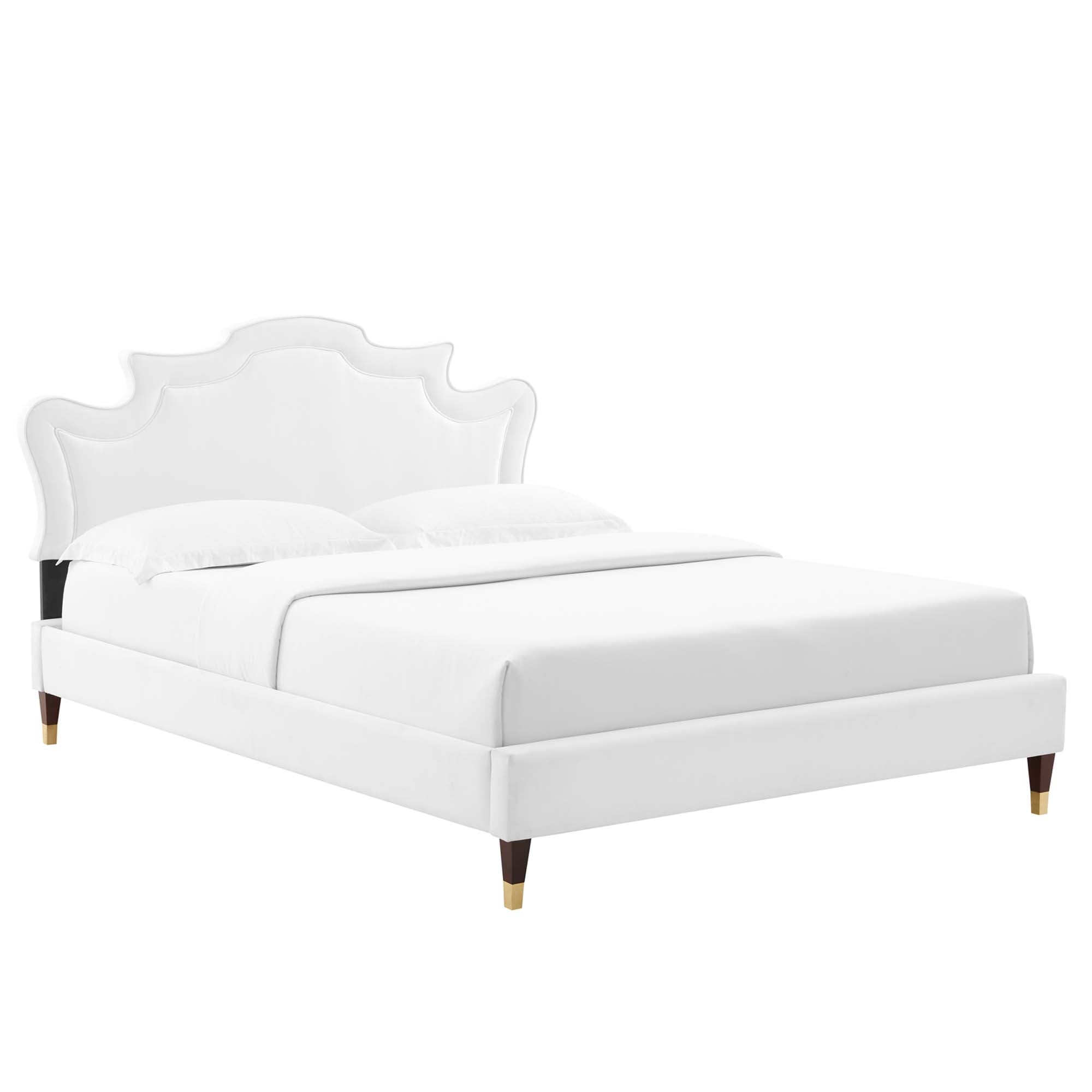 Neena Performance Velvet King Bed